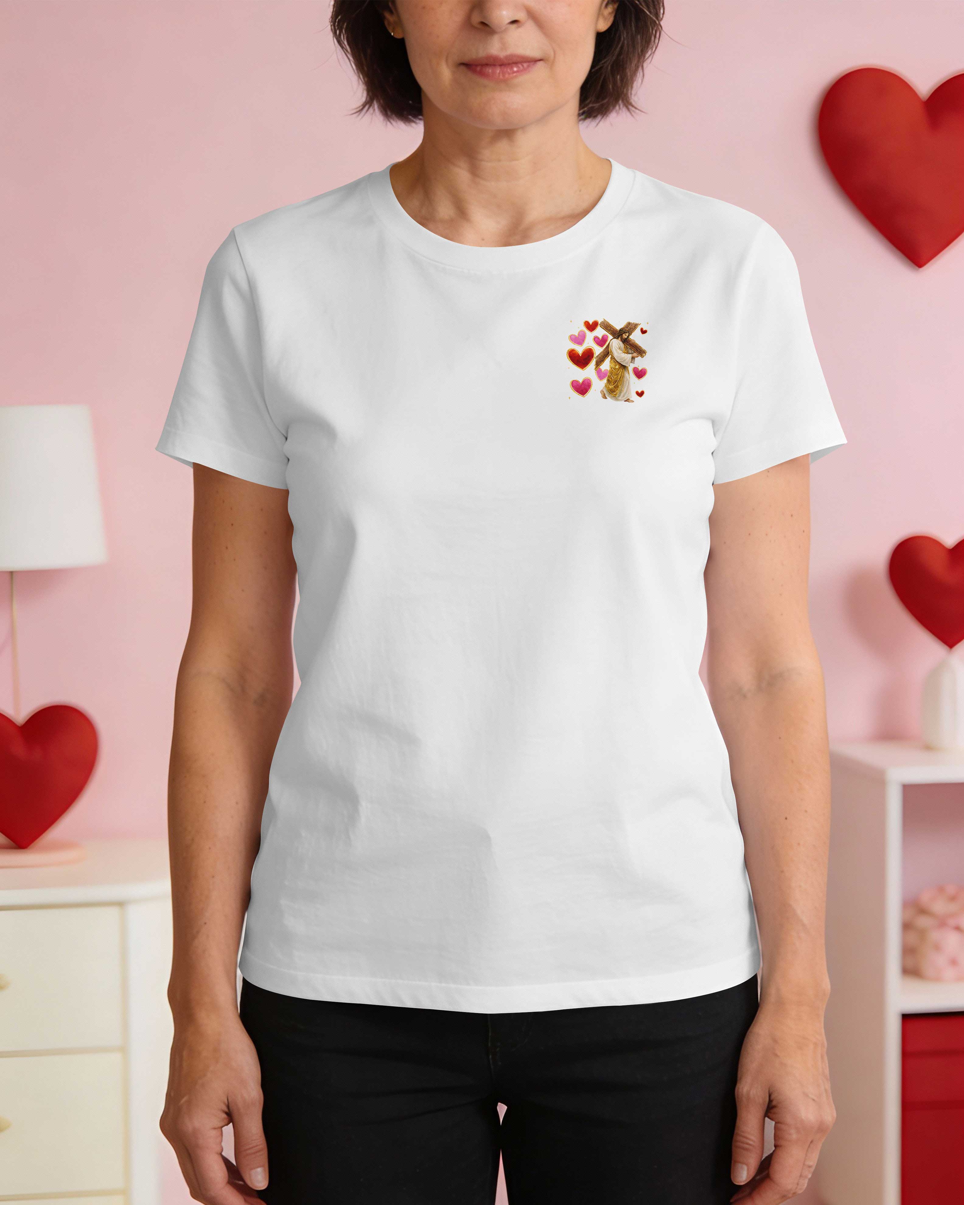 His Love Carried Him All The Way To The Cross T-Shirt