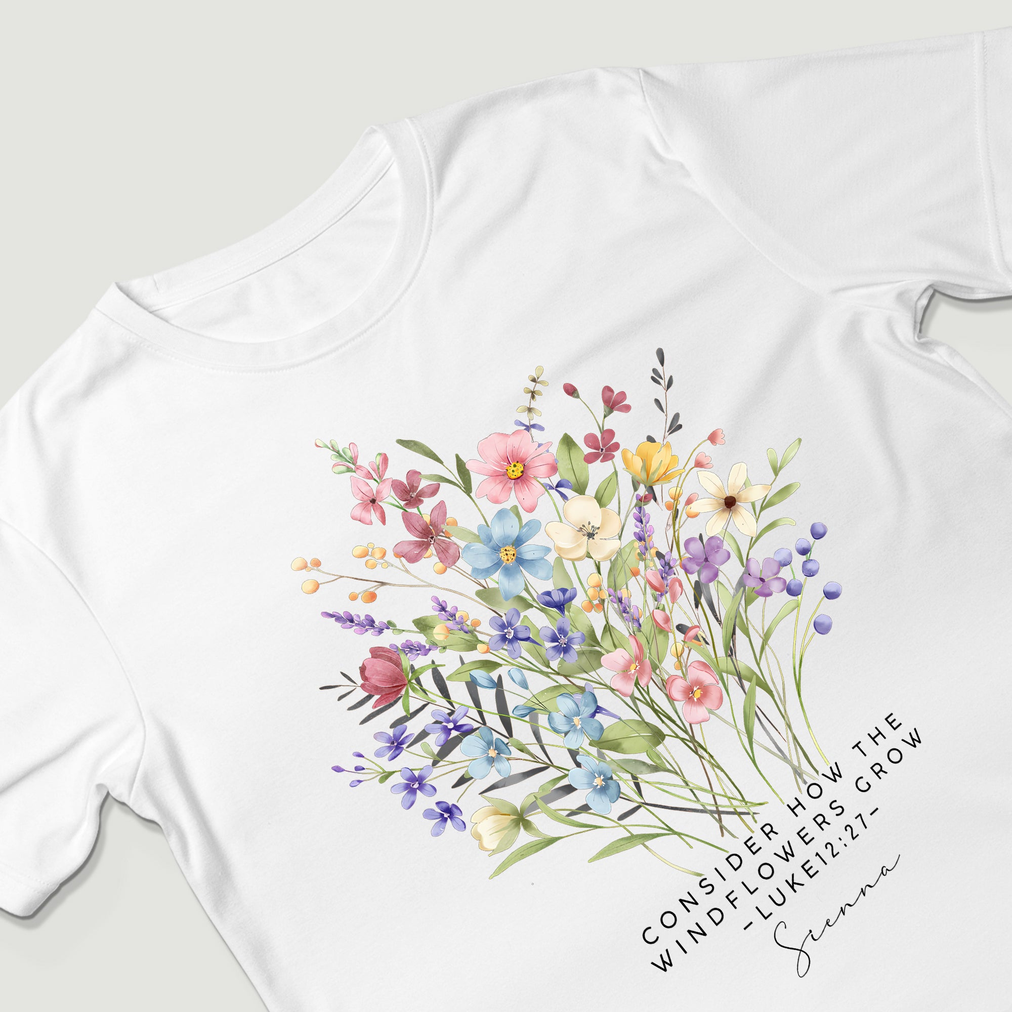 Consider How The Wildflowers Grow Gardening T-Shirt
