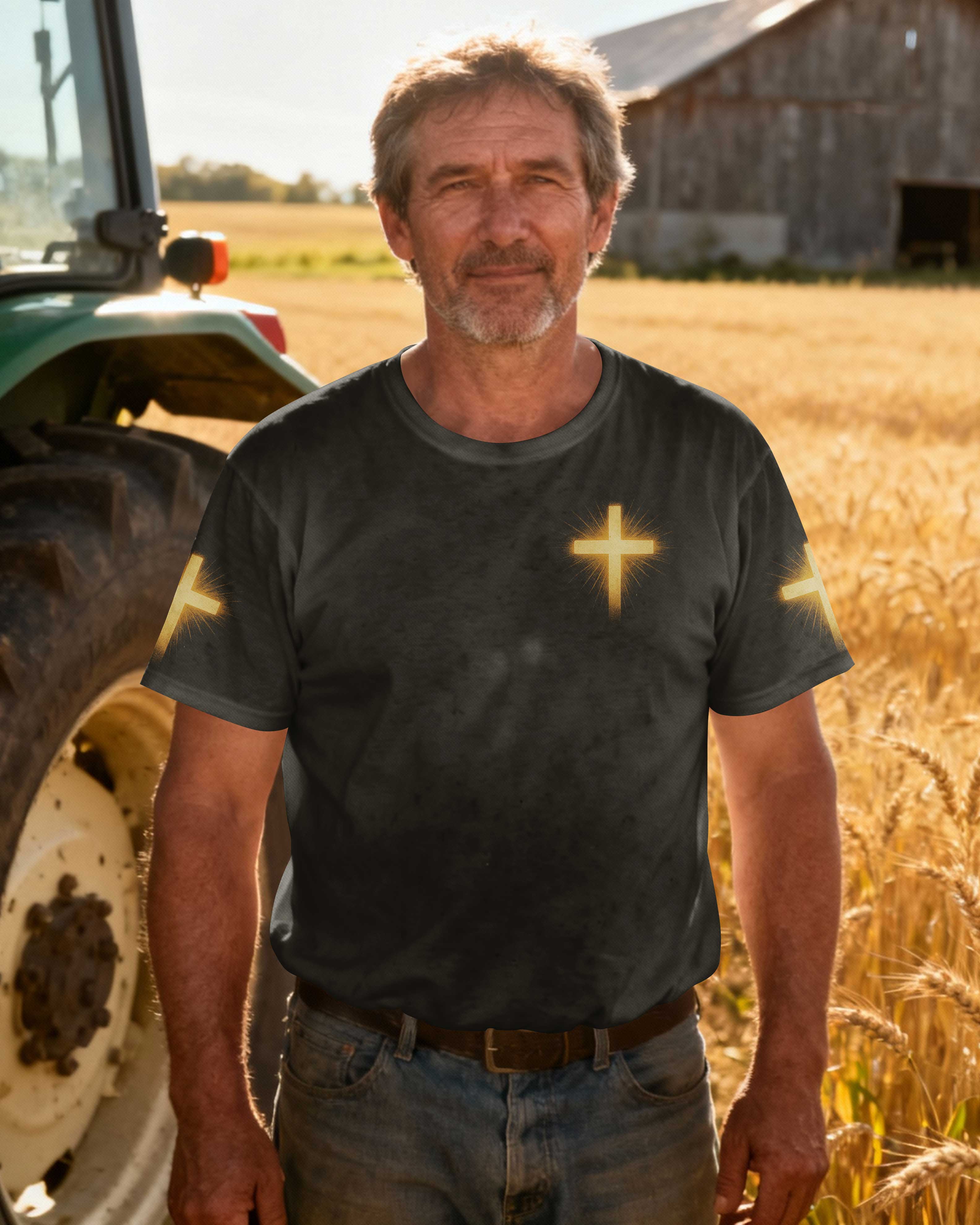 Farmer By Grit Christian By Choice T-Shirt