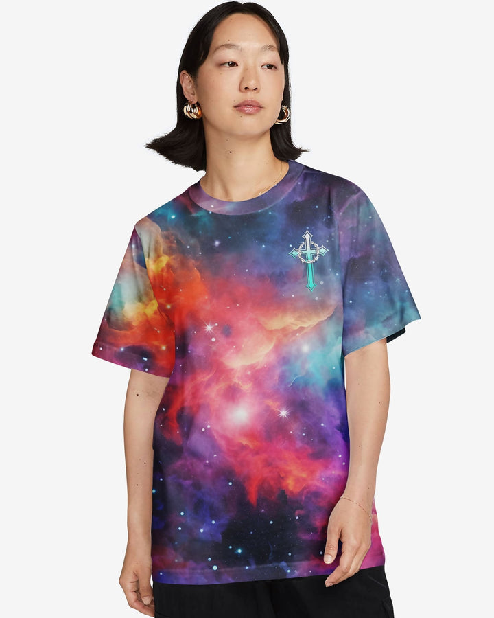 They Will Soar On Wings Like Eagles All Over Print T-shirt - Christ Color