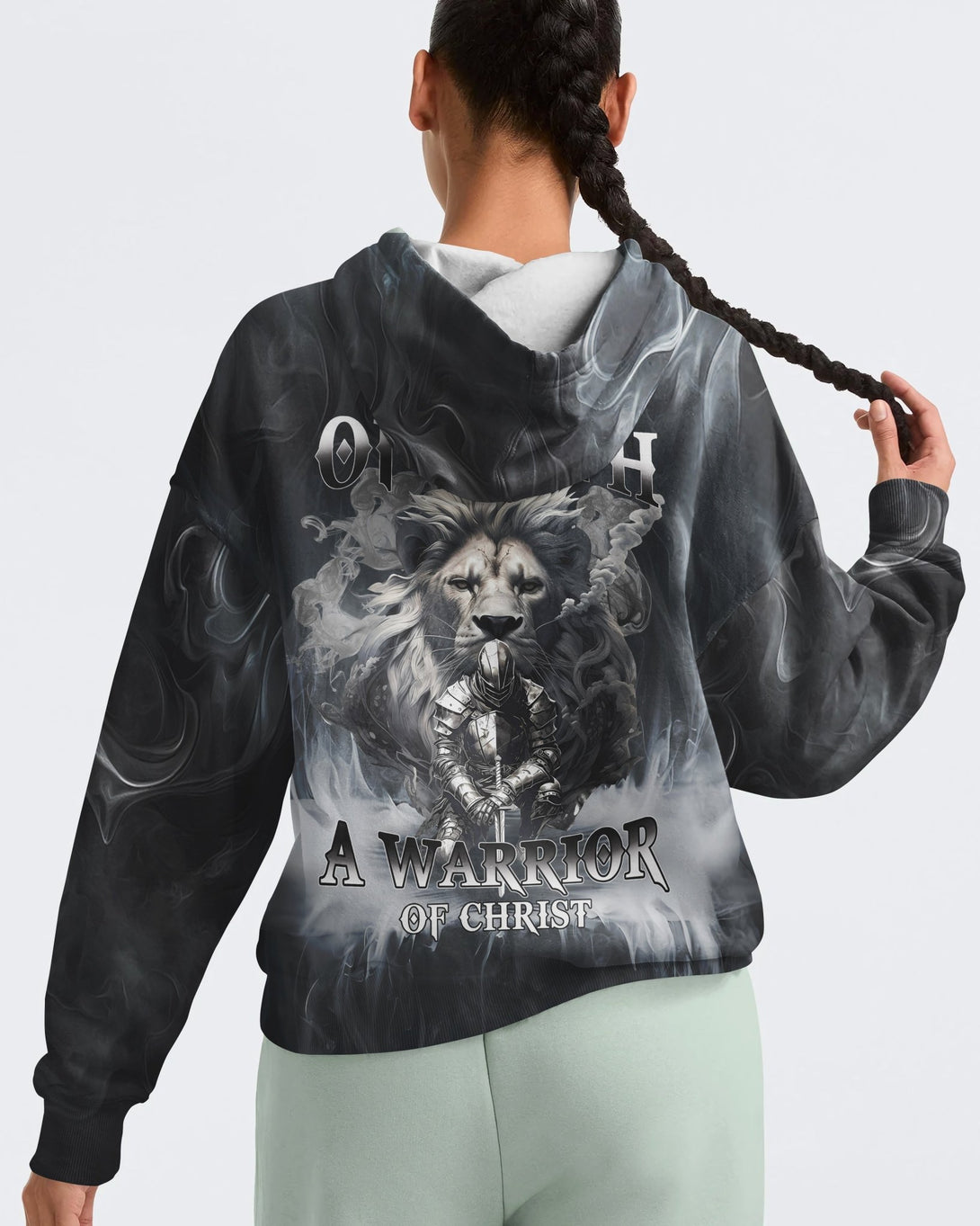 A Child Of God A Man Of Faith All Over Print Hoodie - Christ Color