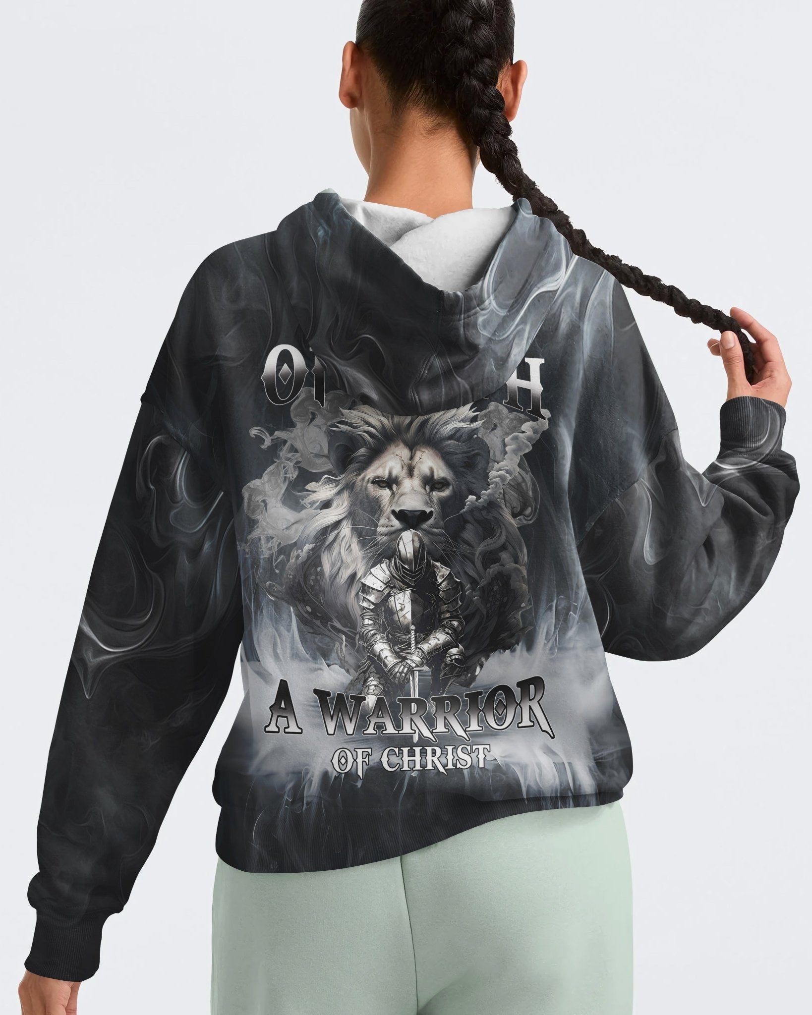 A Child Of God A Man Of Faith All Over Print Hoodie - Christ Color