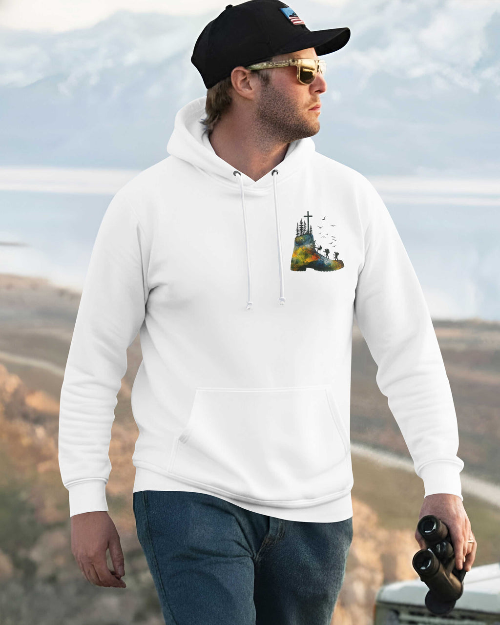 When God Gives You Mountains Put On Your Boots And Follow His Path Hoodie