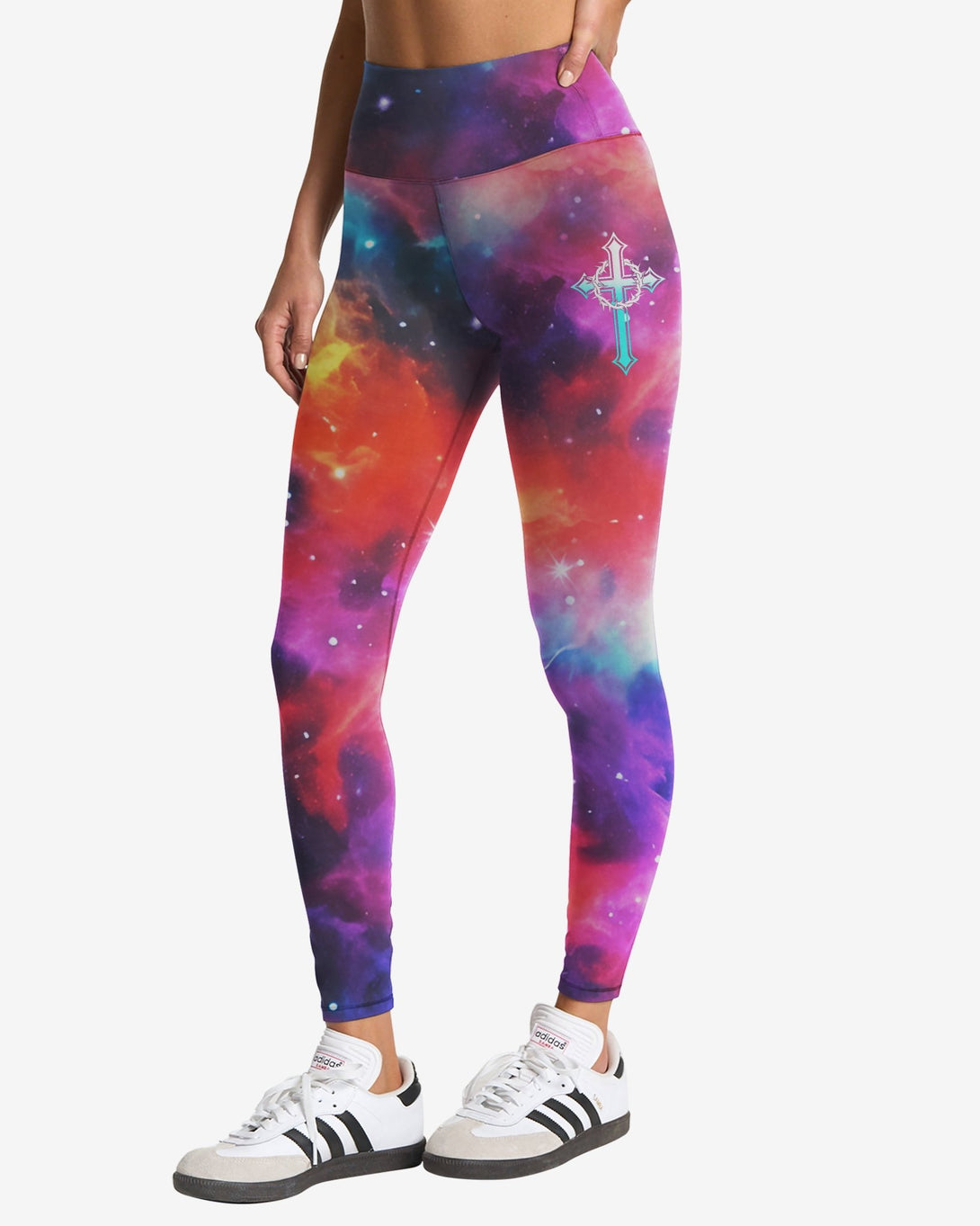 They Will Soar On Wings Like Eagles All Over Print Leggings - Christ Color