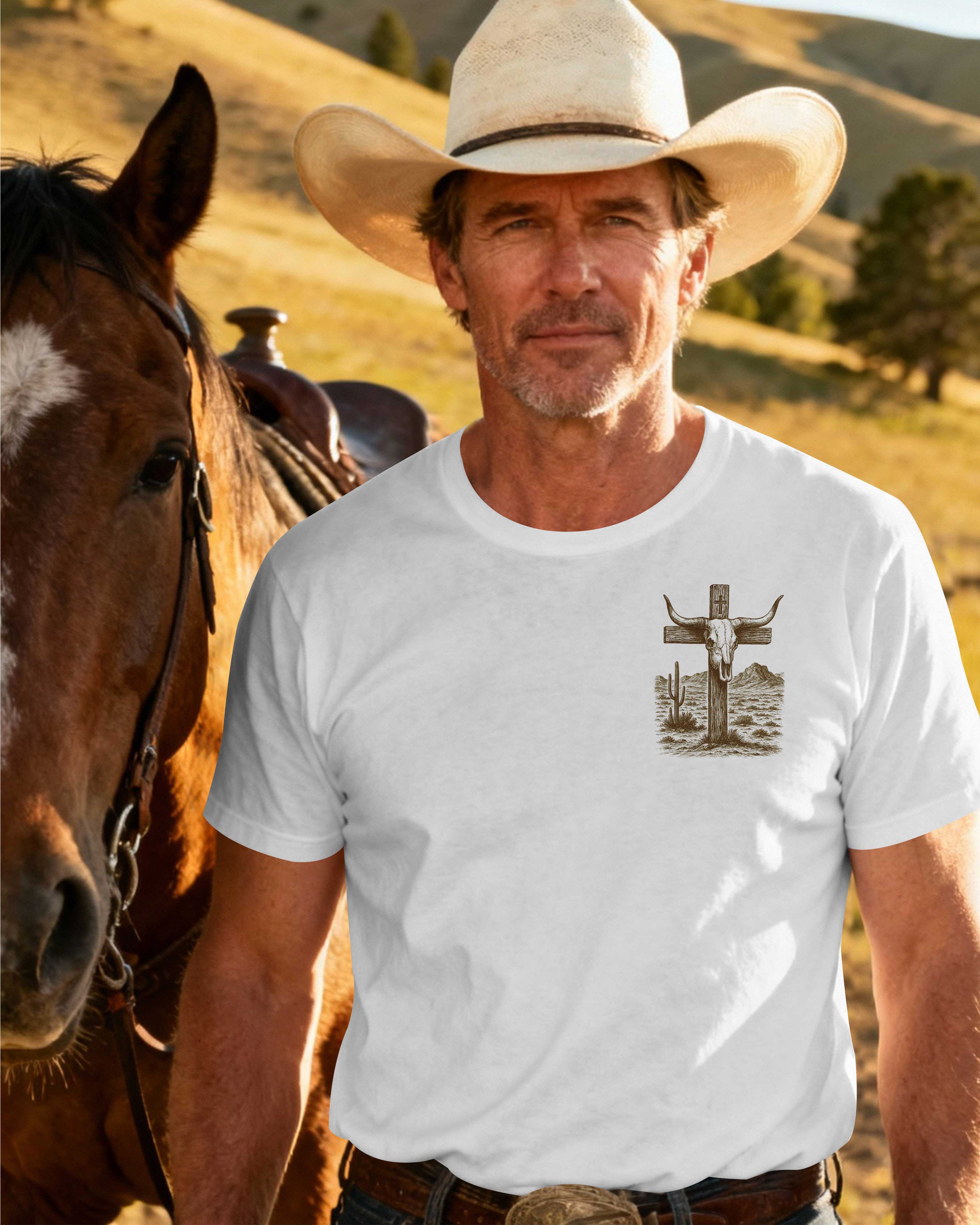 Cowboy By Birth Christian By Choice T-Shirt
