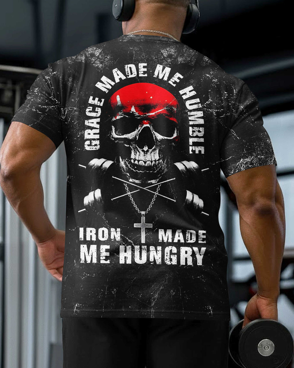 Grace Made Me Humble All Over Print T-Shirt