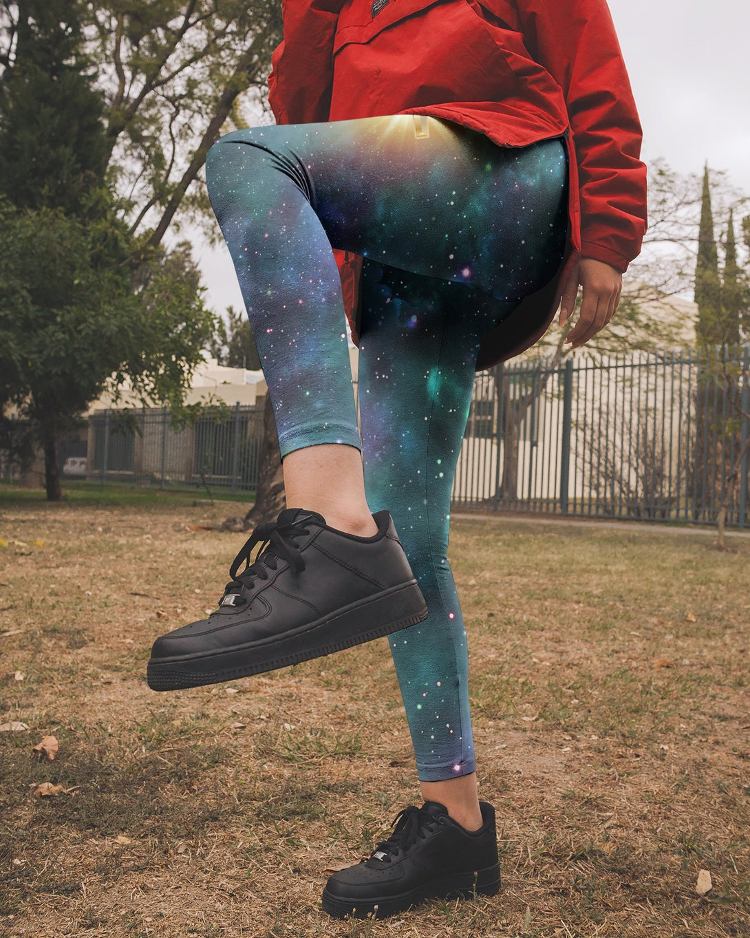 Whoever Drinks The Water I Give Them Will Never Thirst All Over Print Leggings - Christ Color