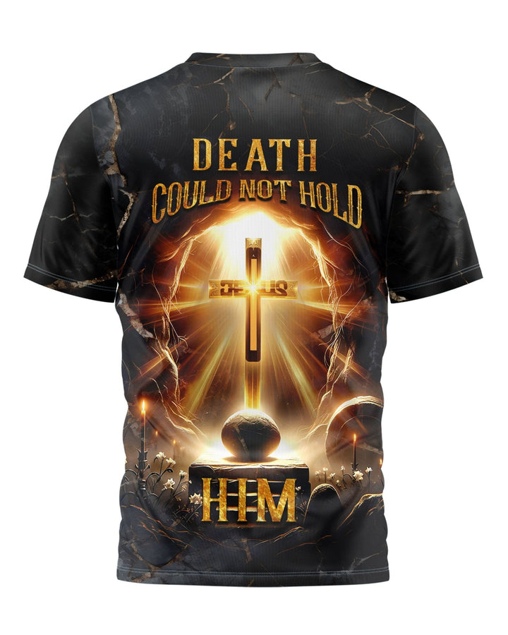 Death Could Not Hold Him All Over Print T-shirt - Christ Color