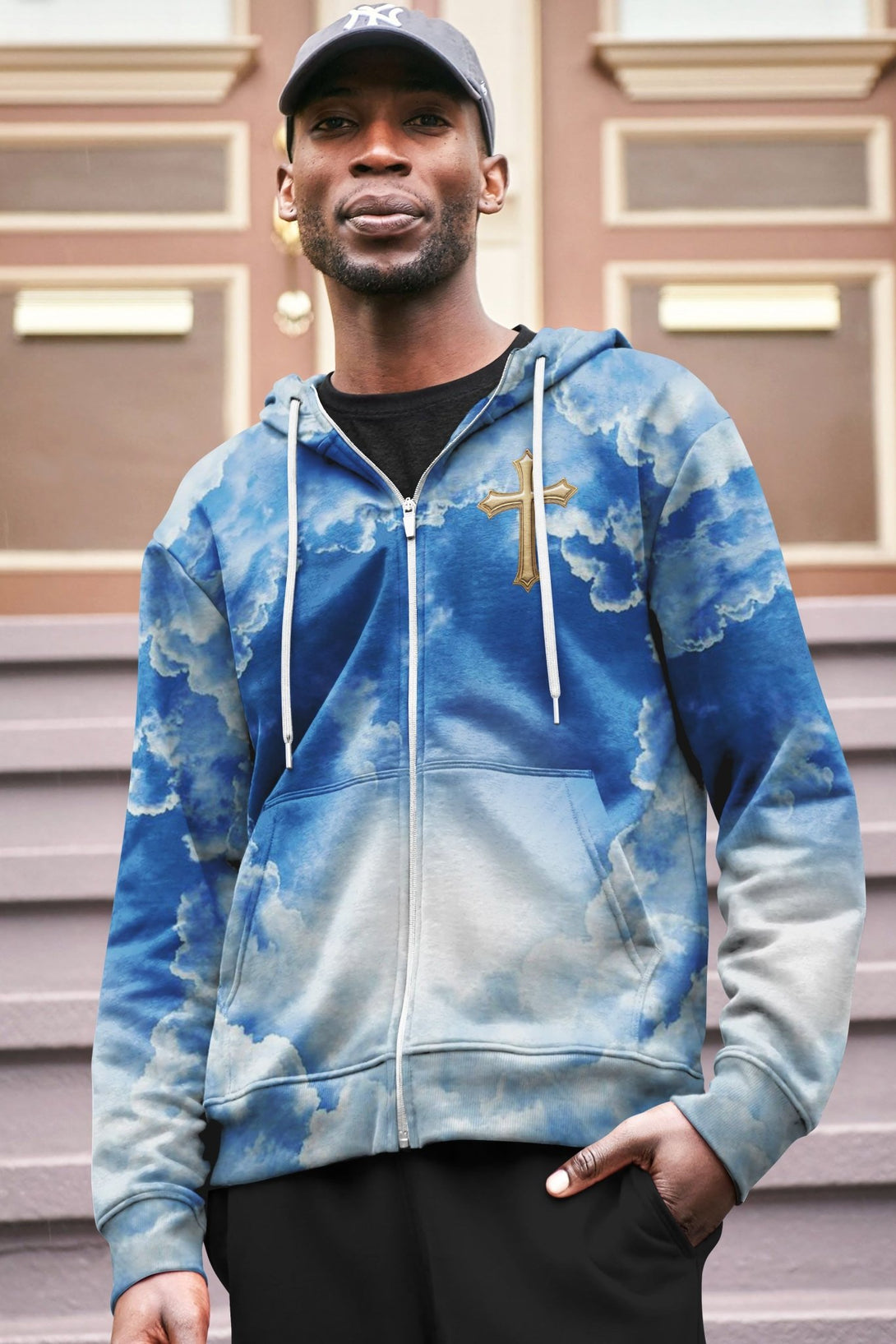 I Am The Way The Truth The Life All Over Print Zip Hoodie - Christ Color