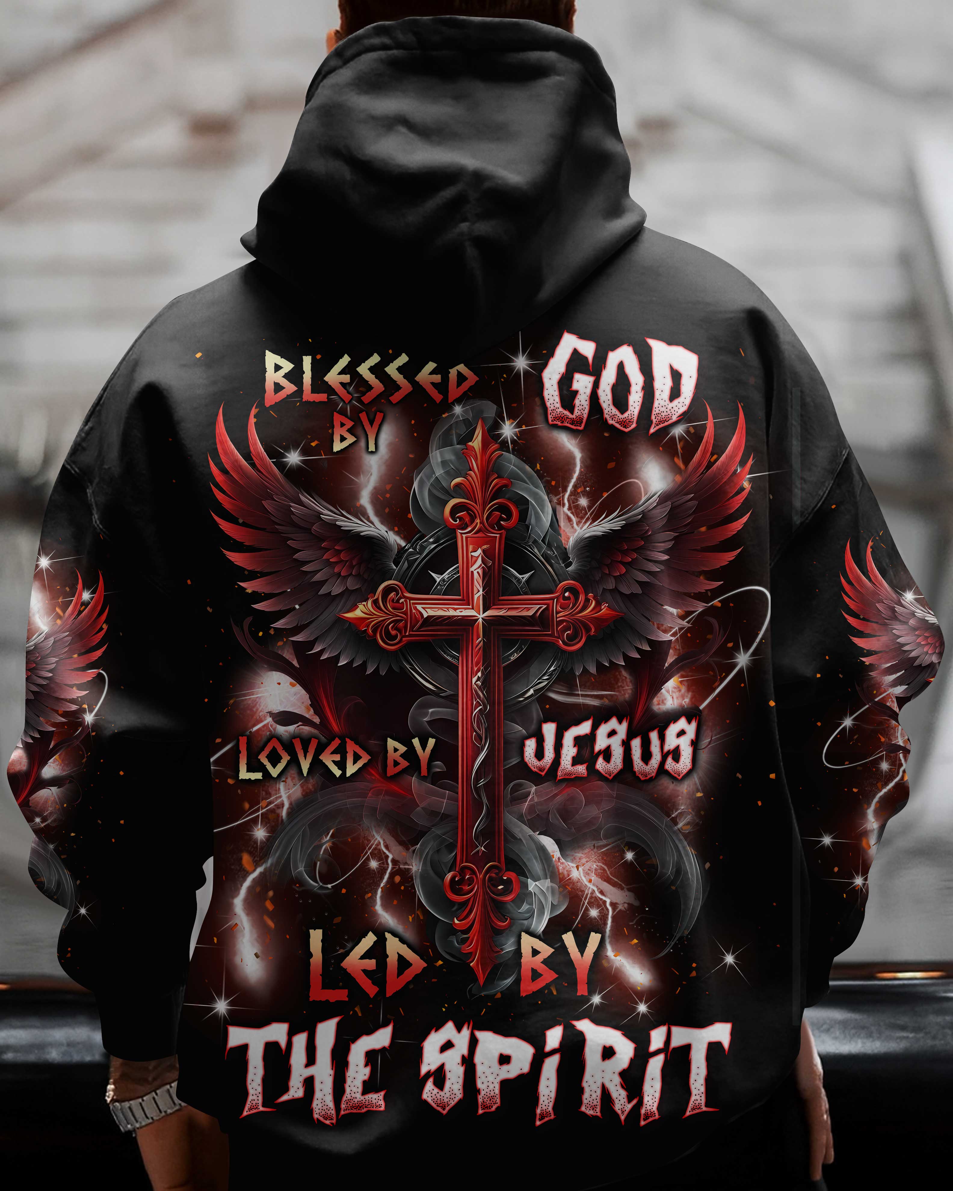 Blessed By God Loved By Jesus Led By The Spirit T-Shirt