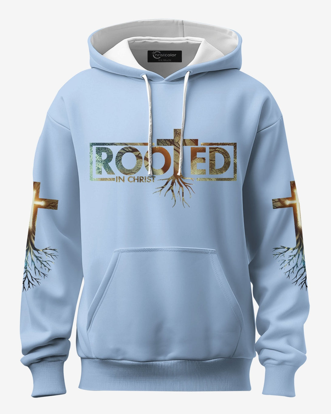 Woman Of Faith Rooted In Christ All Over Print Hoodie - Christ Color