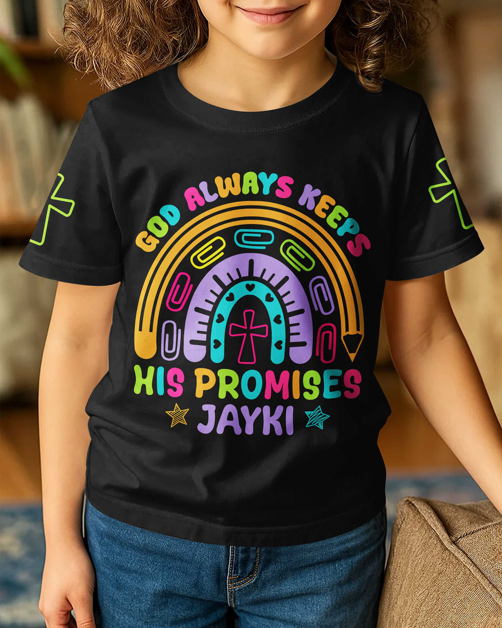 God Always Keeps His Promises T-Shirt Kid