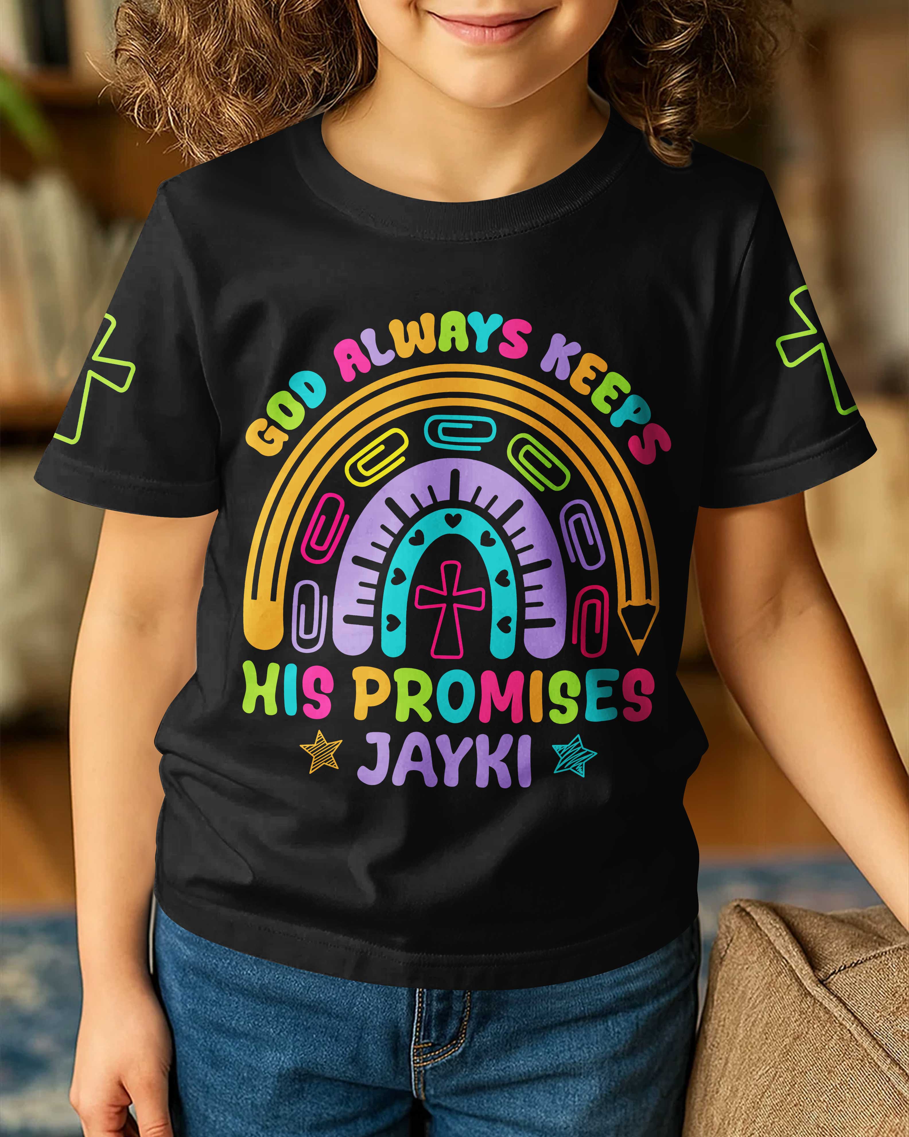 God Always Keeps His Promises T-Shirt Kid