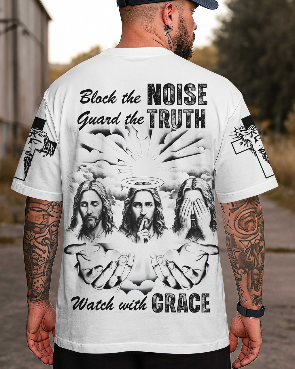 Block The Noise Guard The Truth Watch With Grace T-Shirt
