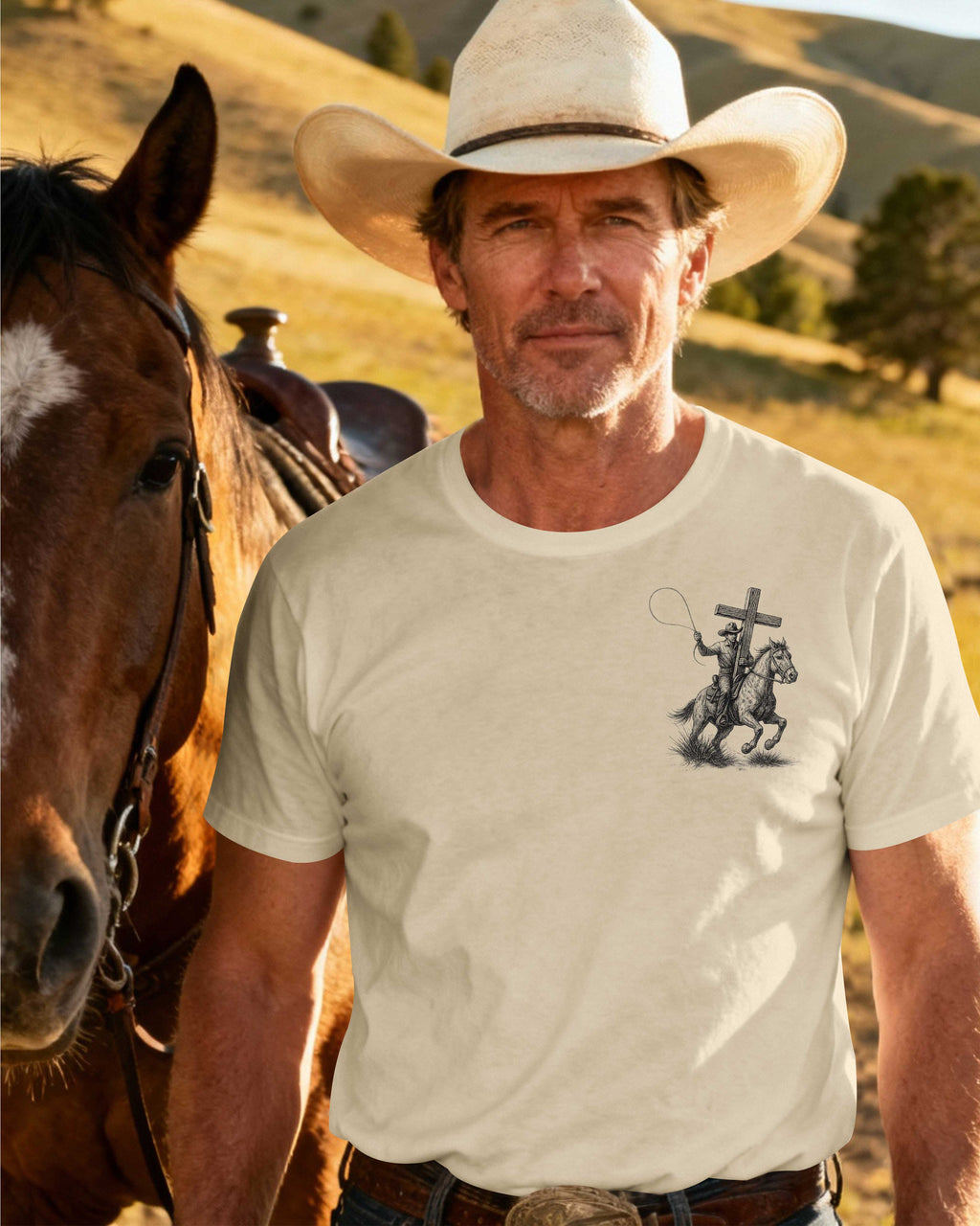 Cowboy For Christ T-Shirt