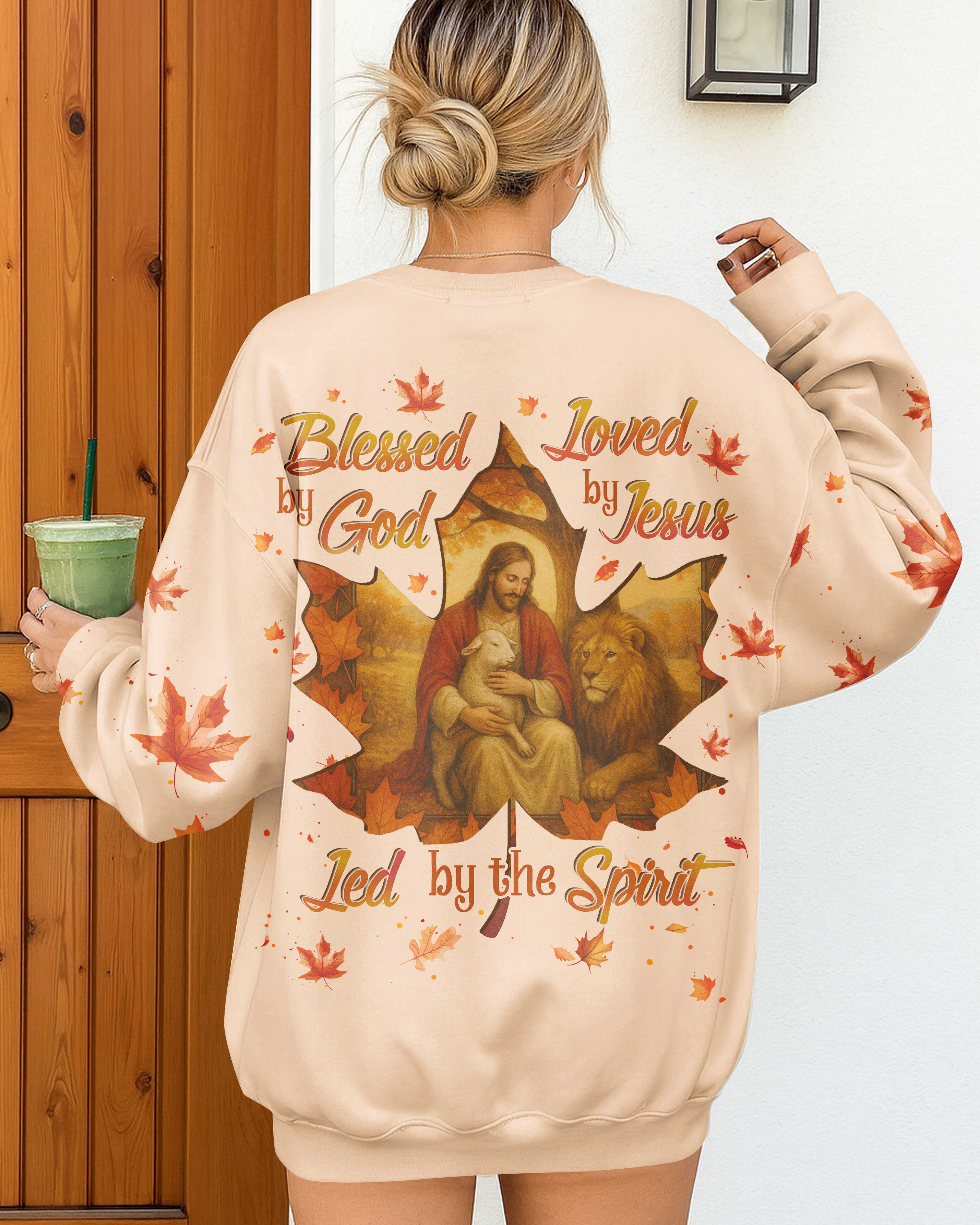 Blessed By God Loved By Jesus Led By The Spirit T-Shirts