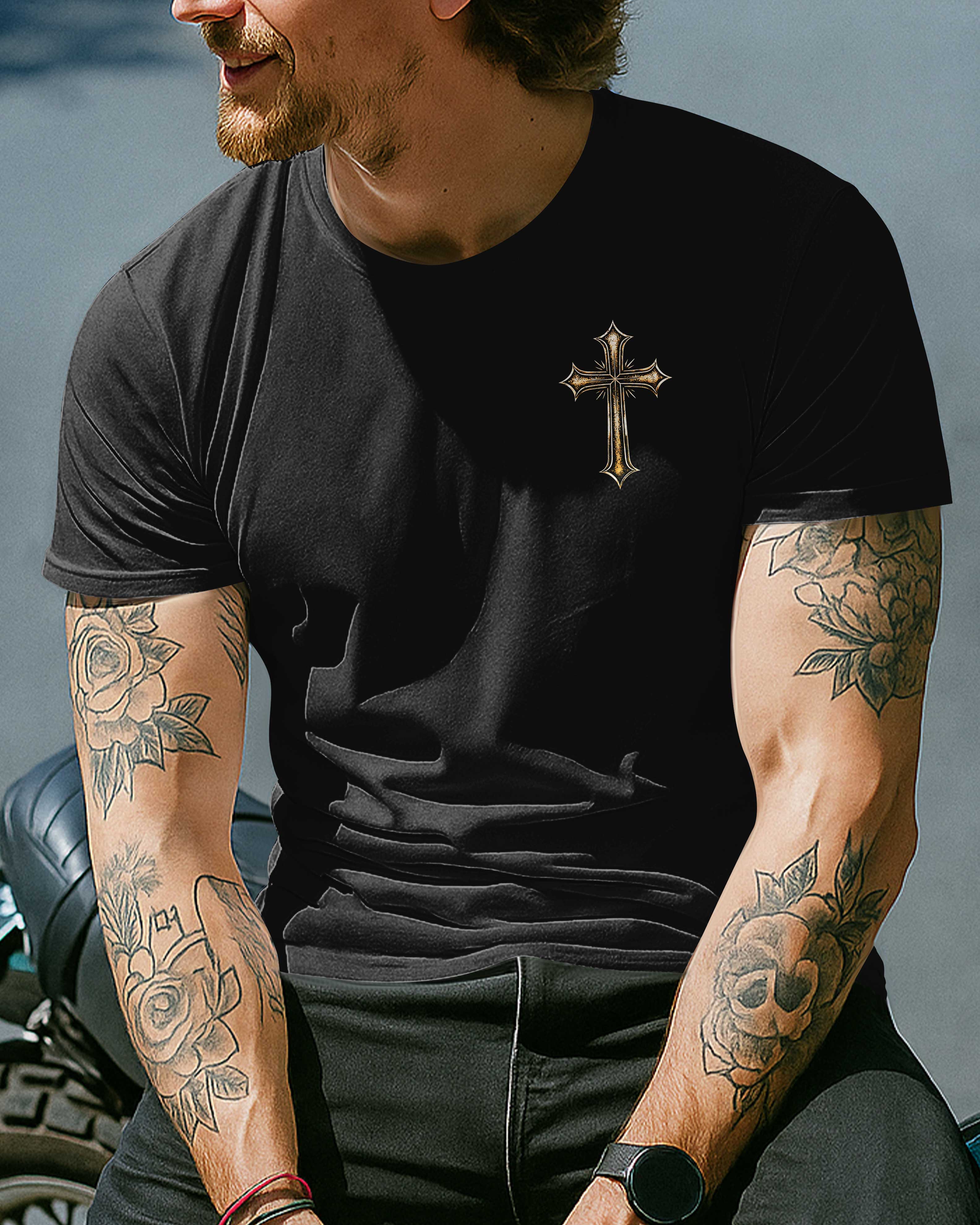 I'm A Sinner Saved A Biker Redeemed T-Shirt