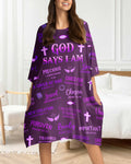 God Says I Am All Over Print Sleep Tee