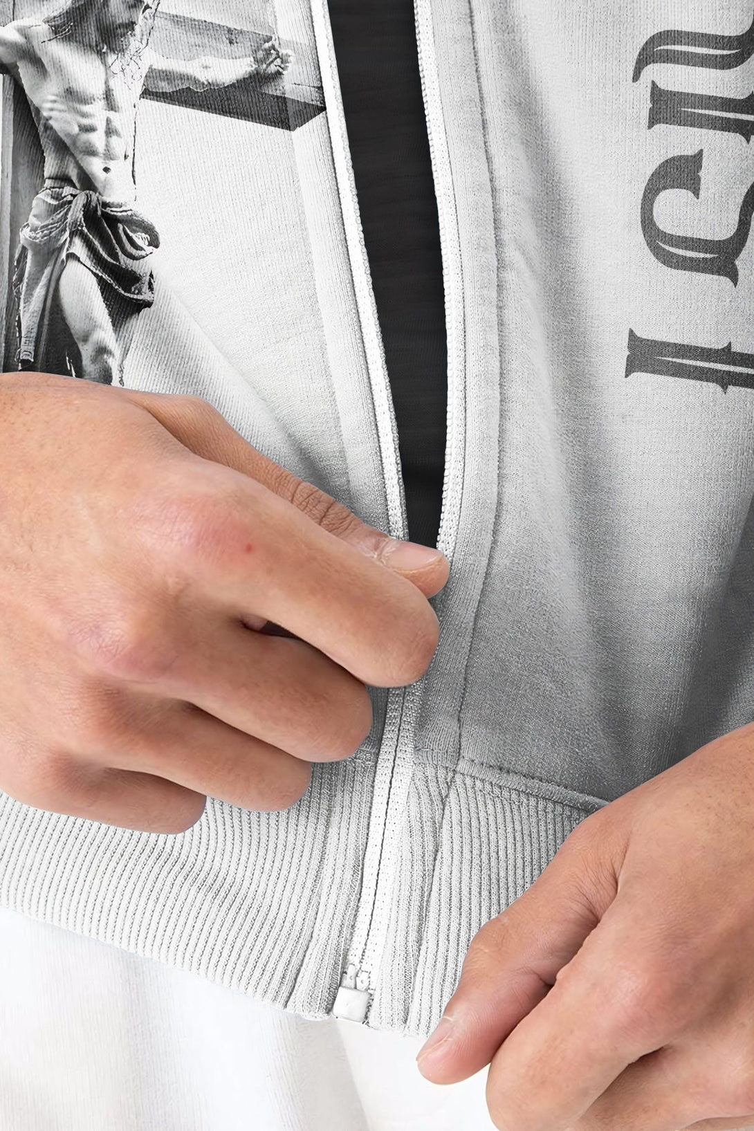 Yet He Chose Me All Over Print Zip Hoodie - Christ Color