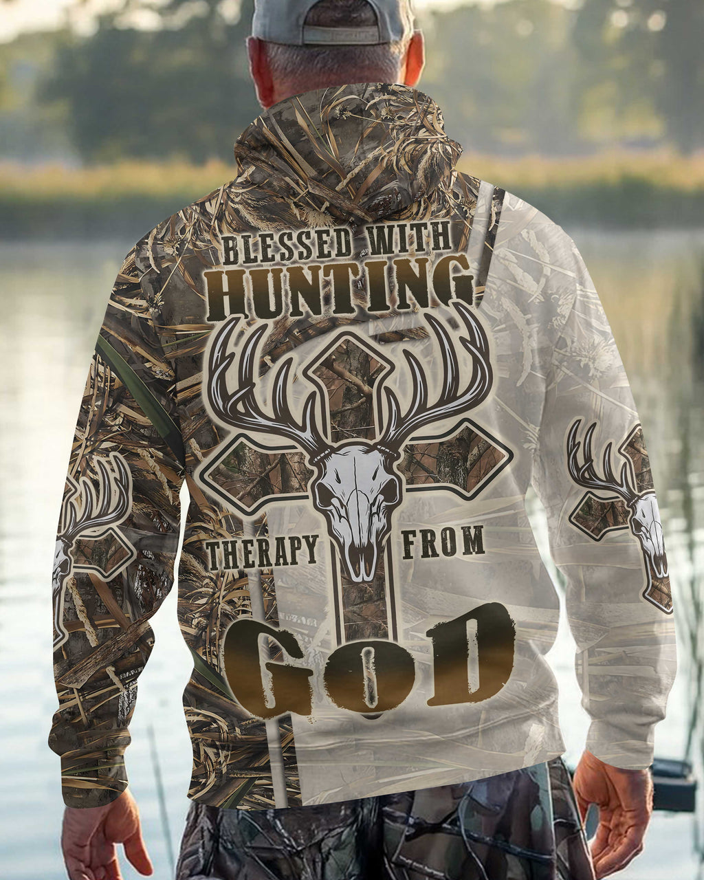 Blessed With Hunting Therapy From God T-Shirt