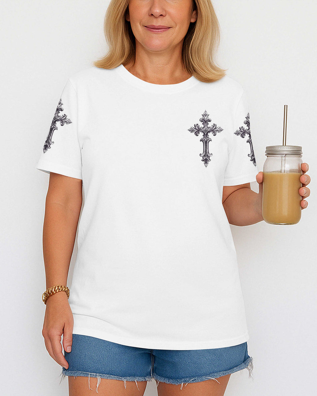 I Believe There Are Angels Among Us All Over Print T-Shirt