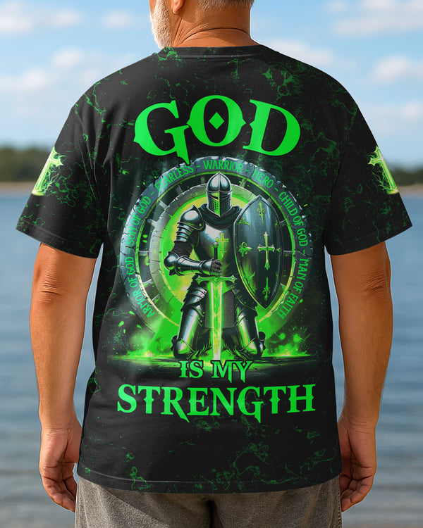 God Is My Strength All Over Print T-Shirt