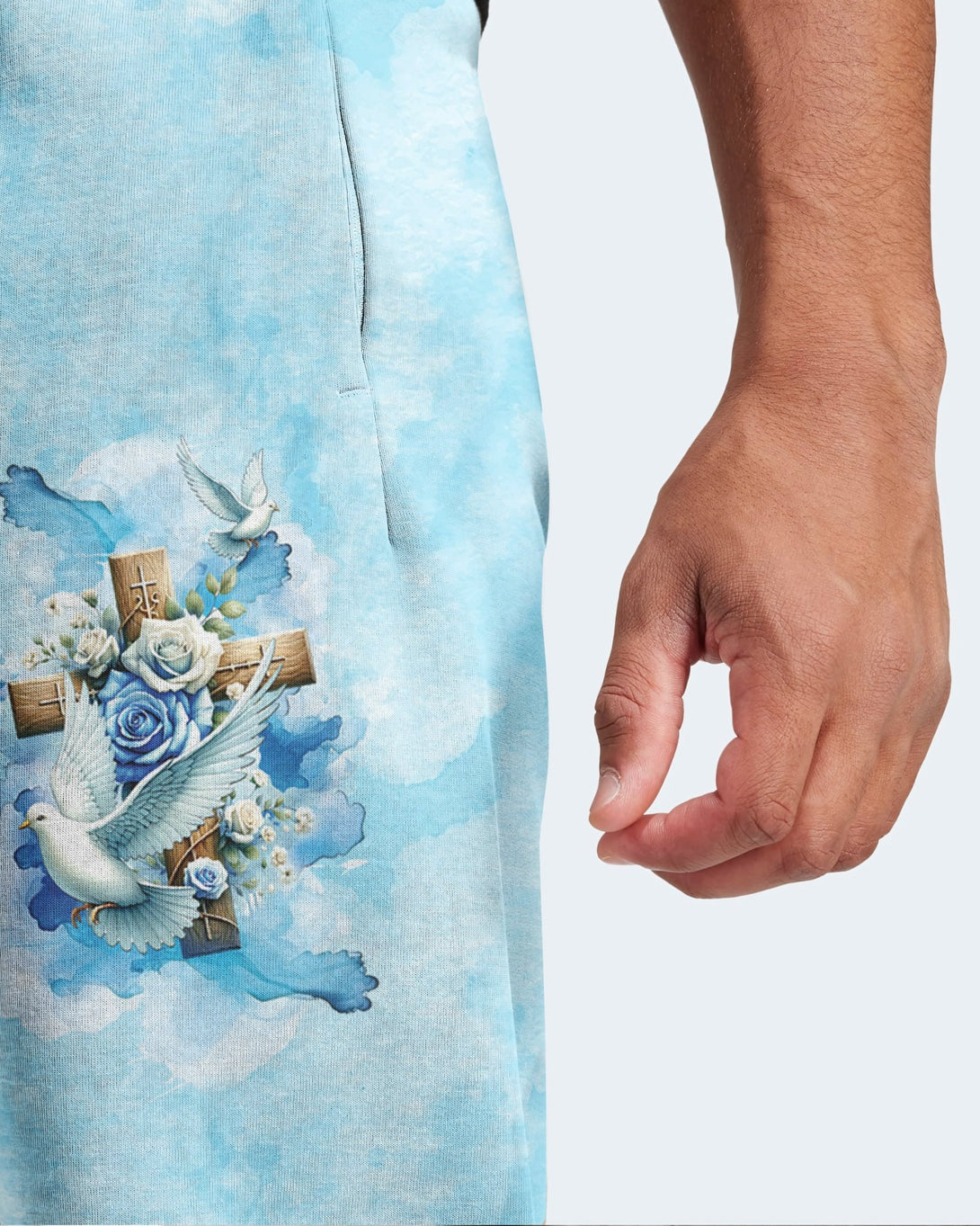 Lord Stood With Me And Gave Me Strength All Over Print Jogger Pants - Christ Color