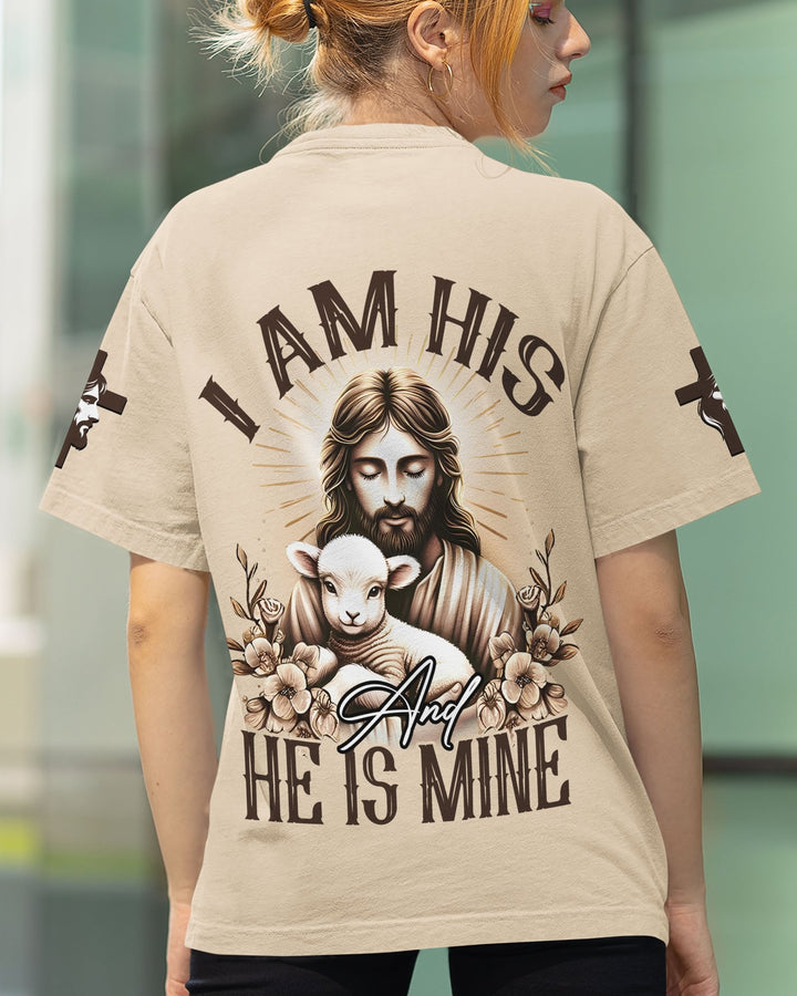 I Am His And He Is Mine All Over Print T-shirt - Christ Color