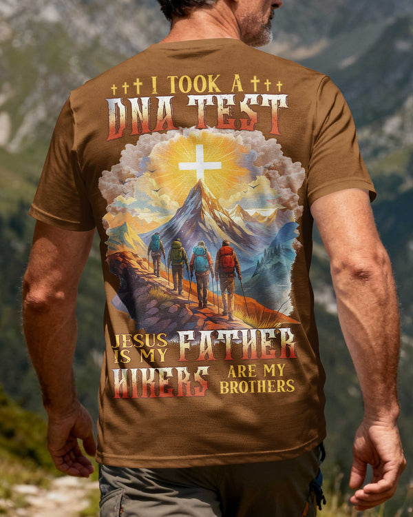 I Took A Dna Test Jesus Is My Father Hikers Are My Brothers All Over Print T-Shirt