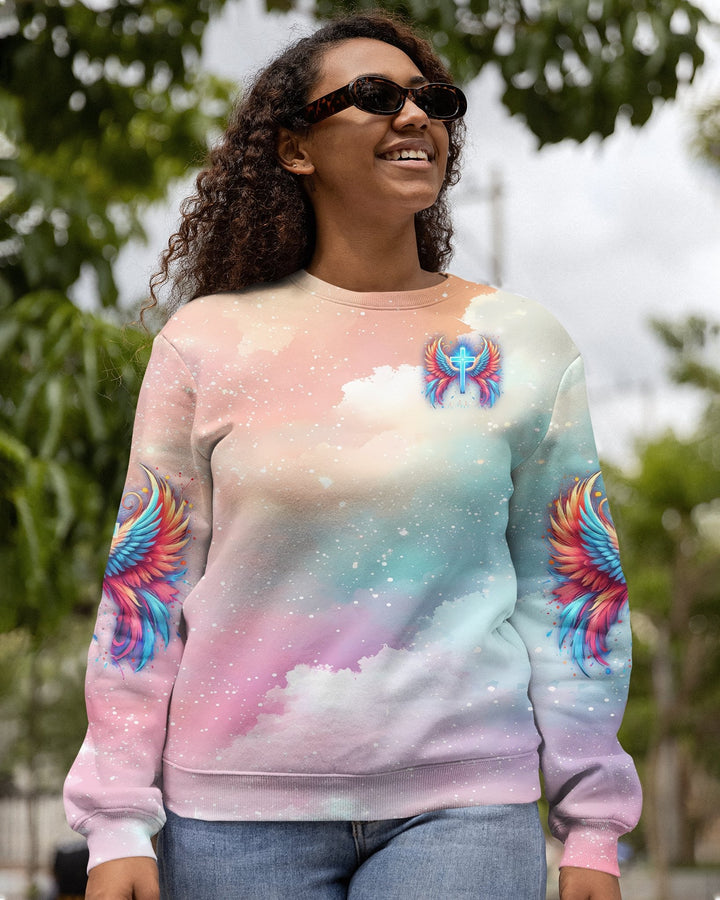 I Can Do All Things Through Christ Who Strengthens Me All Over Print Sweater - Christ Color