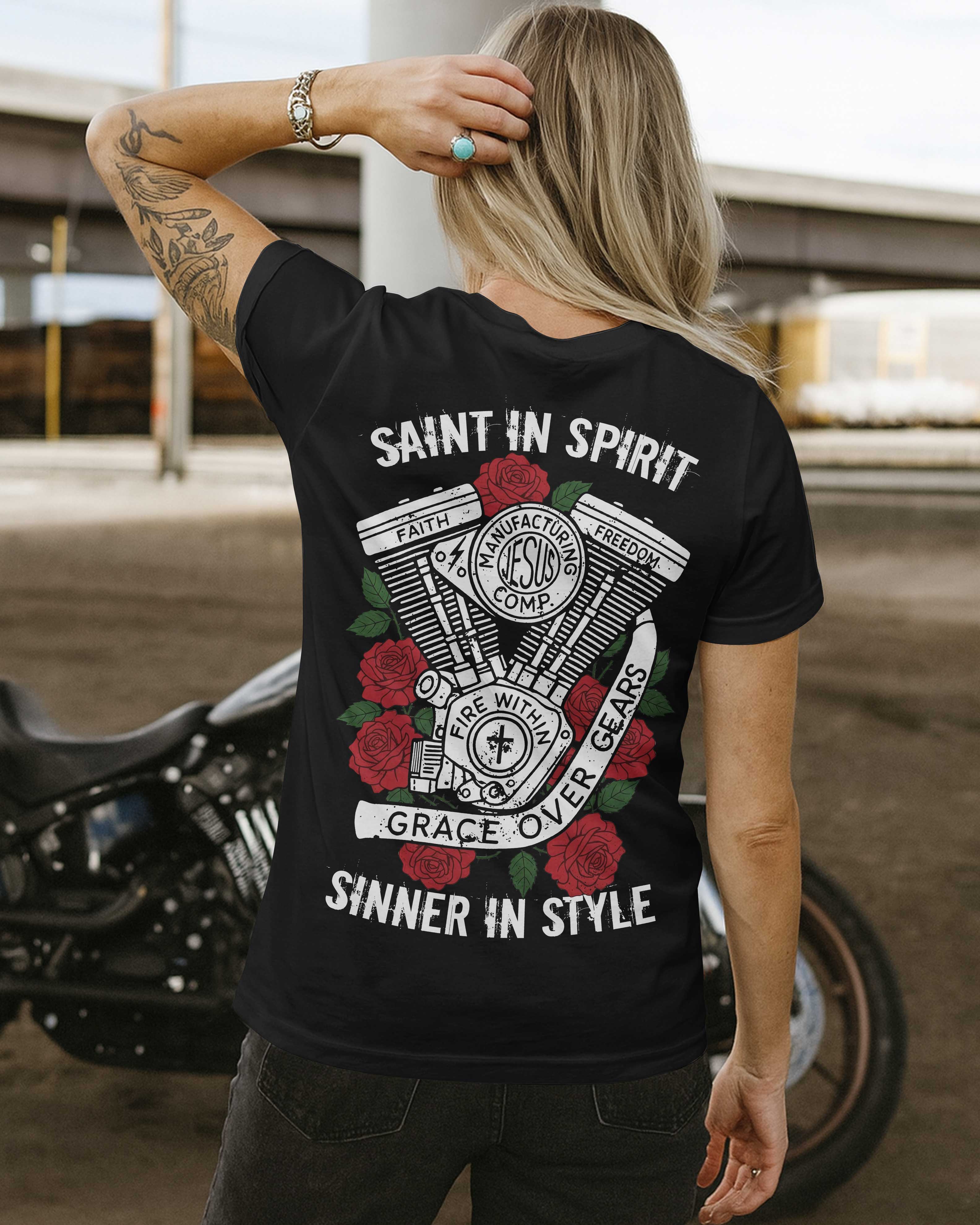 Saint In Spirit Sinner In Style T-Shirt