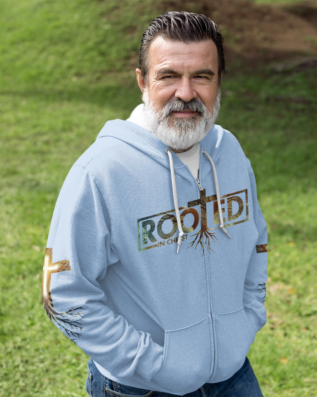 Woman Of Faith Rooted In Christ All Over Print Zip Hoodie - Christ Color