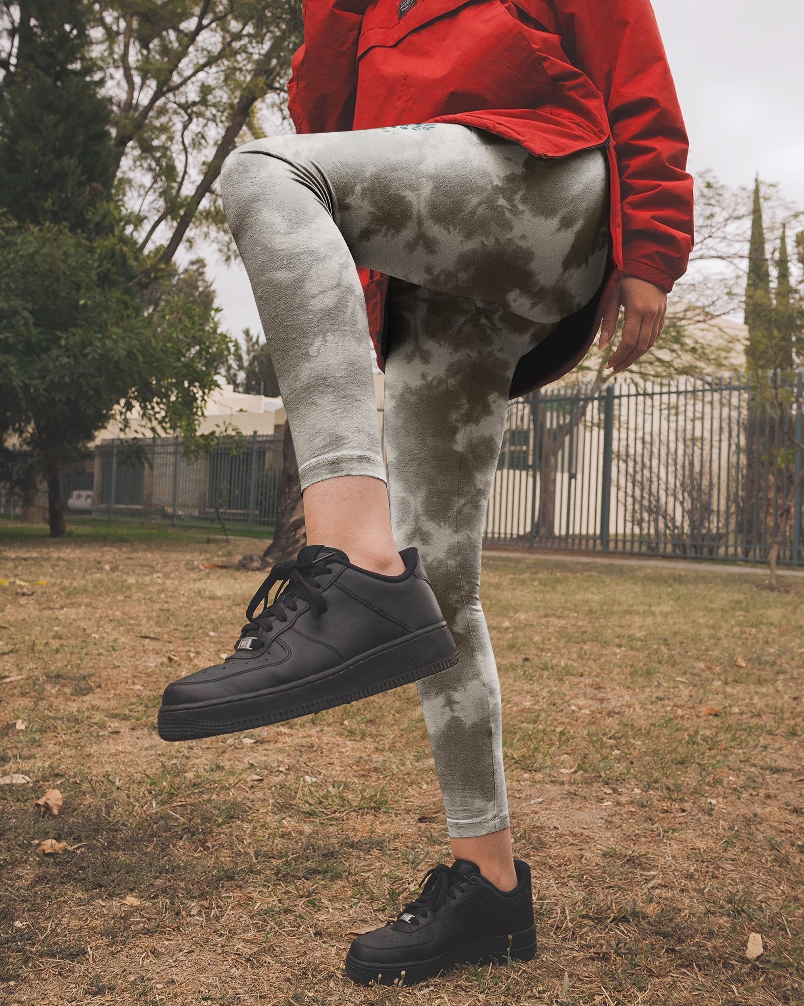 Rooted In Christ All Over Print Leggings - Christ Color