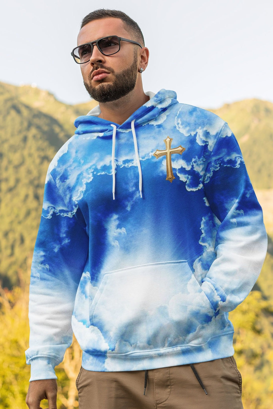 I Am The Way The Truth The Life All Over Print Hoodie - Christ Color