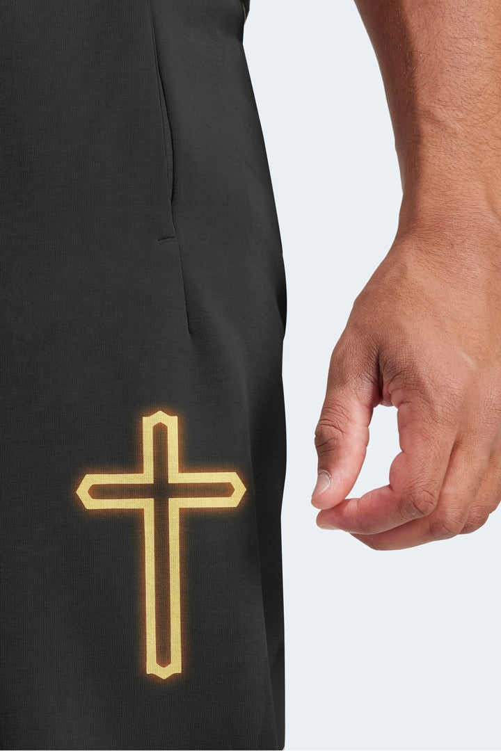 The Devil Is A Liar All Over Print Jogger Pants - Christ Color