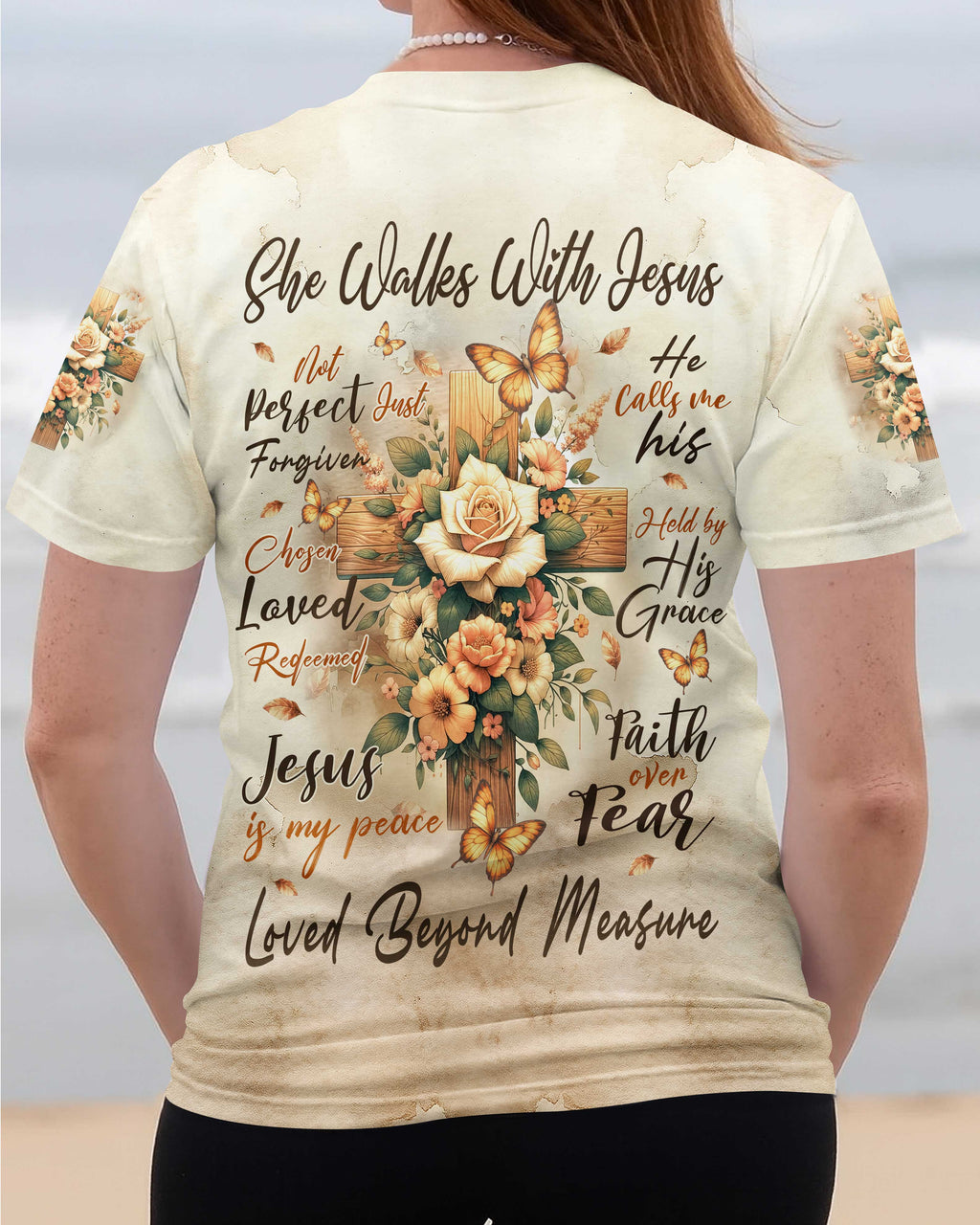 She Walkes With Jesus T-Shirt