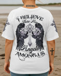 I Believe There Are Angels Among Us All Over Print T-Shirt