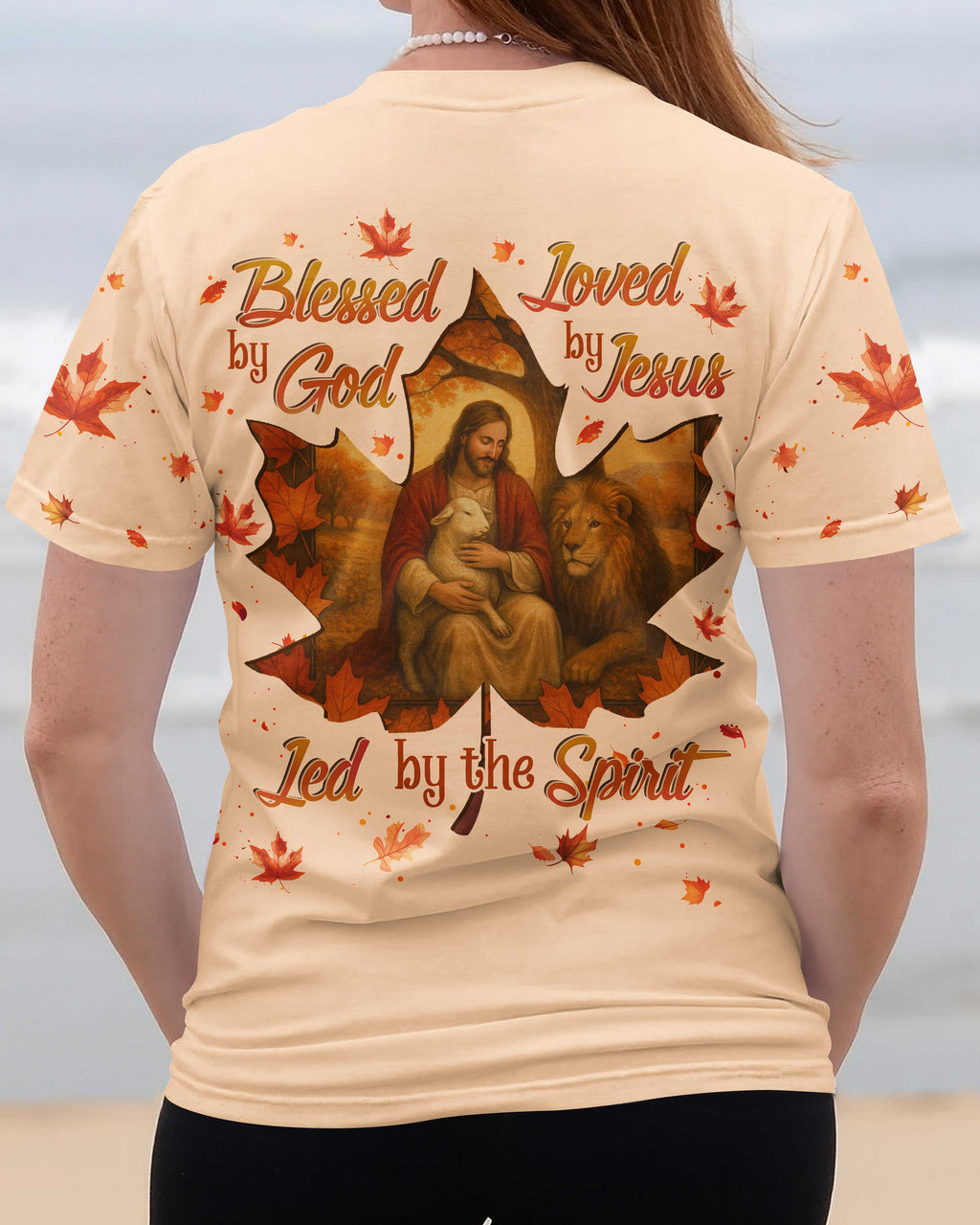 Blessed By God Loved By Jesus Led By The Spirit T-Shirts