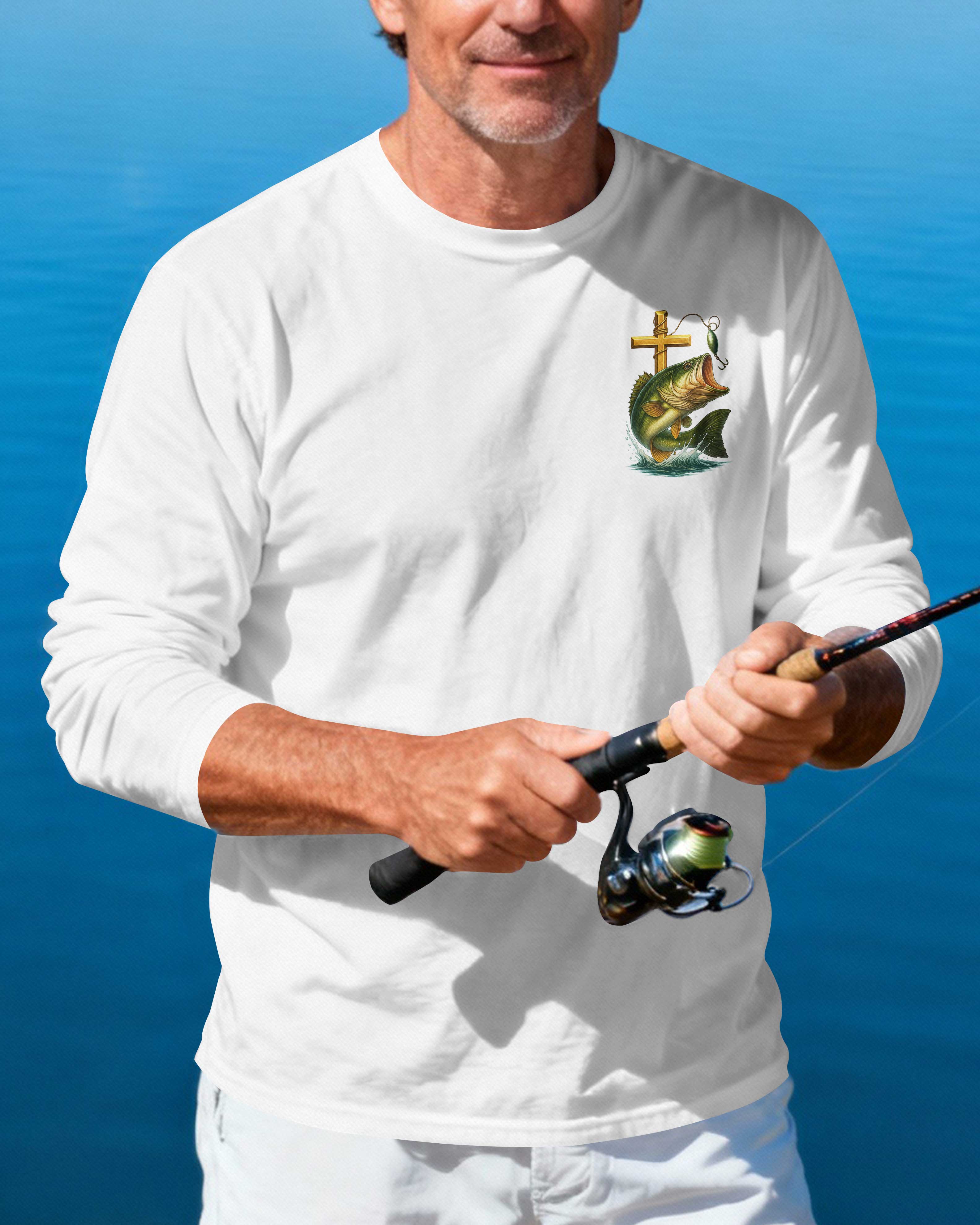I've Got Fishing In My Veins Jesus In My Heart Long Sleeves T-Shirt