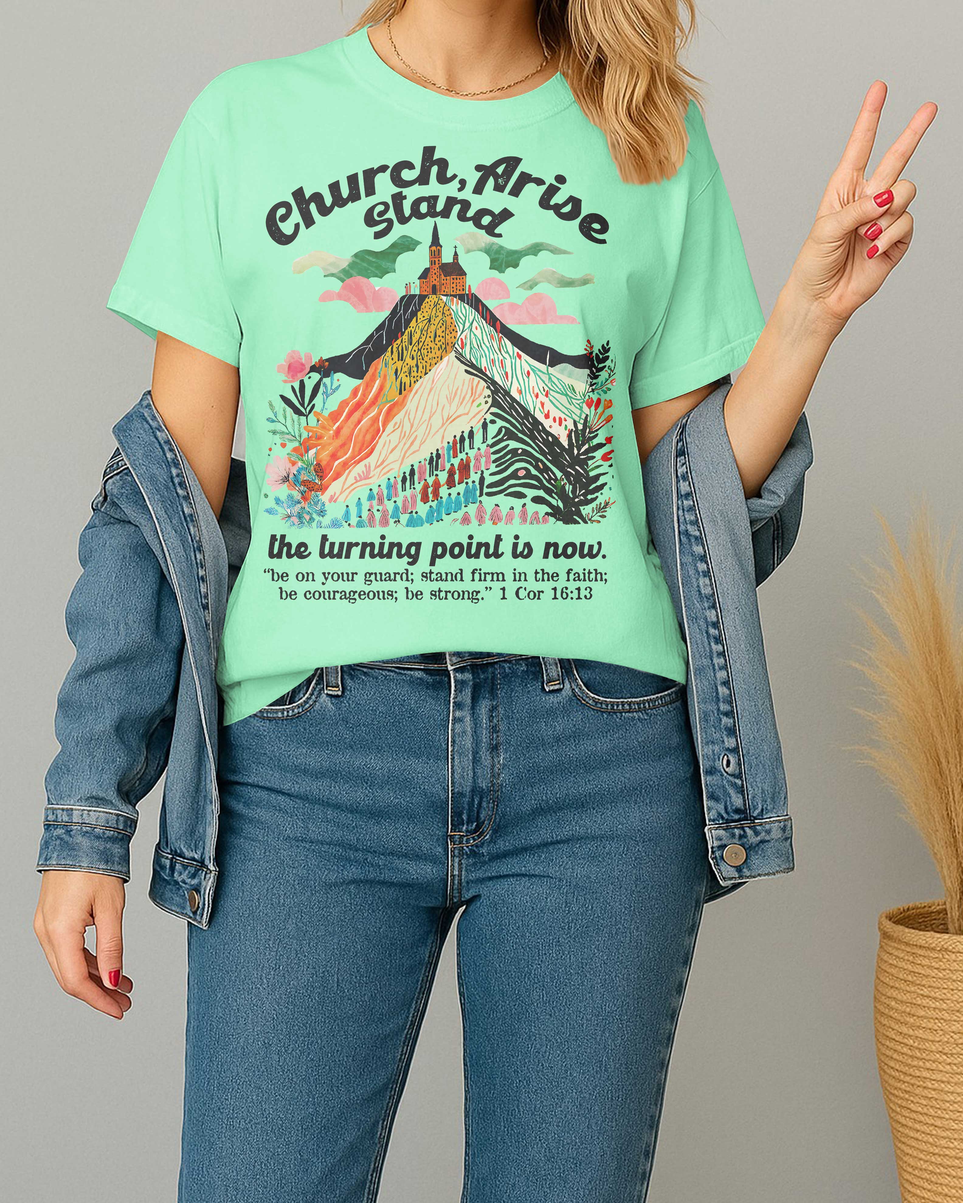 Church Arise Stand The Turning Point Is Now T-Shirt