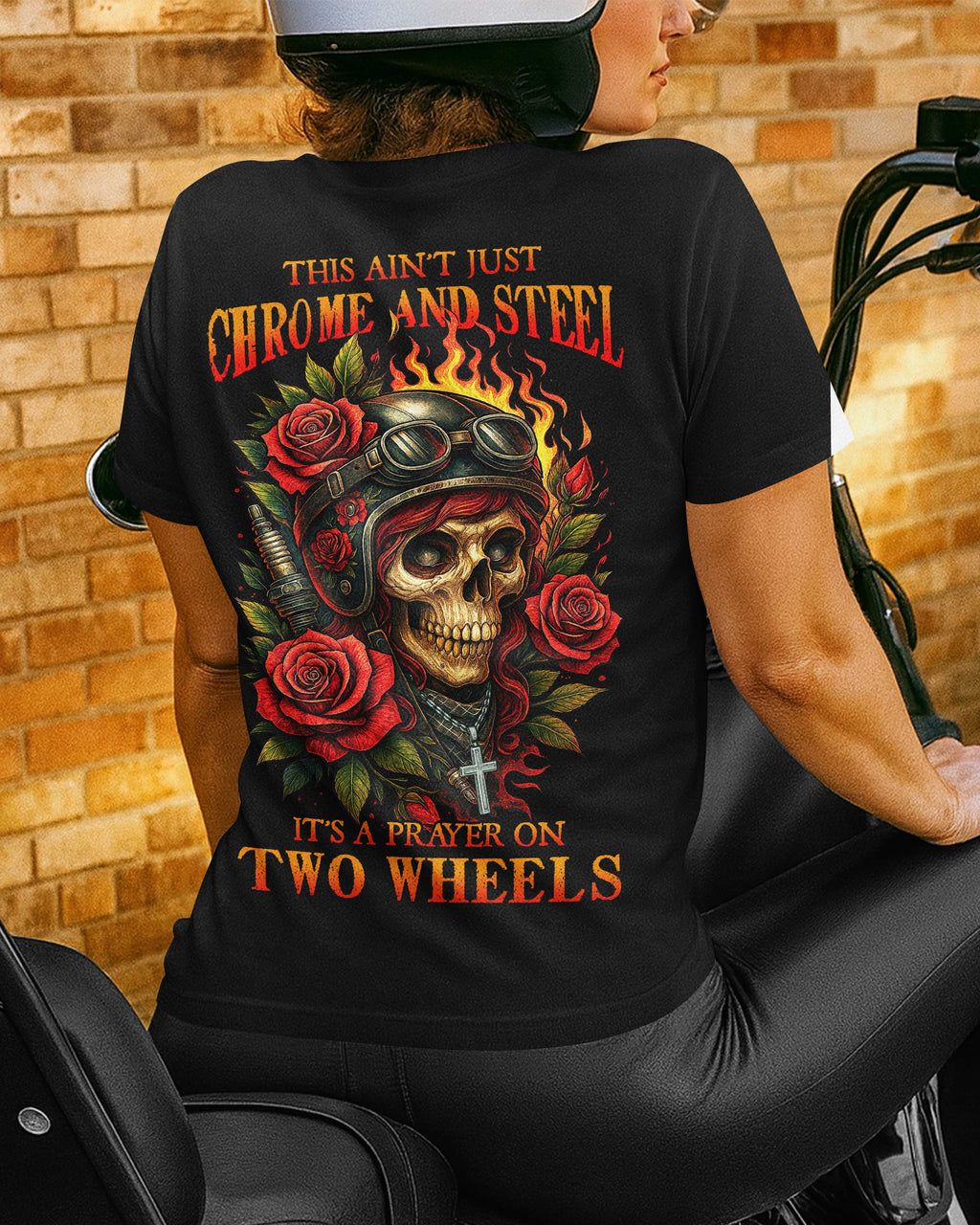 This Ain't Just Chrome And Steel All Over Print T-Shirt