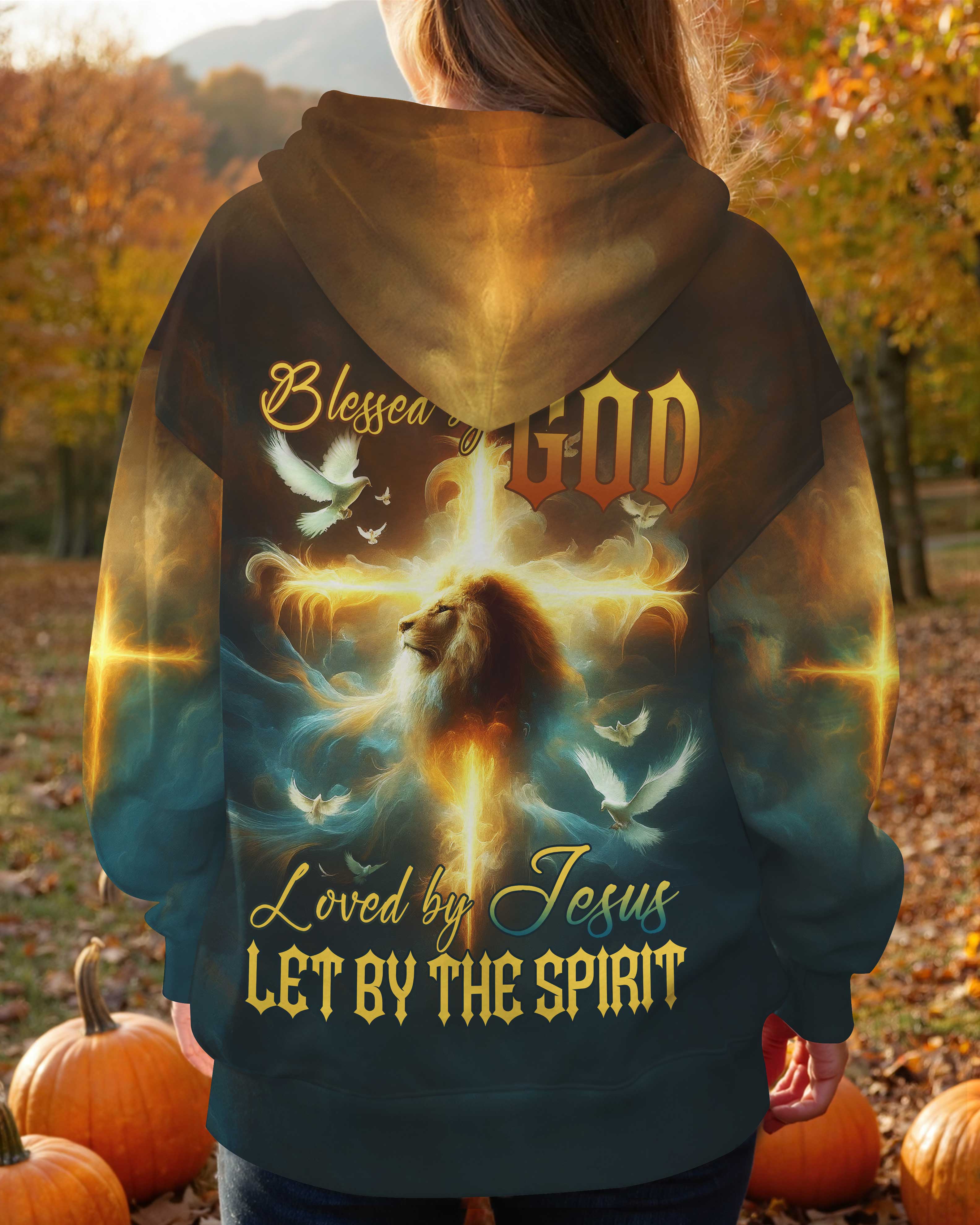 Blessed By God Loved By Jesus Let By The Spirit T-Shirt