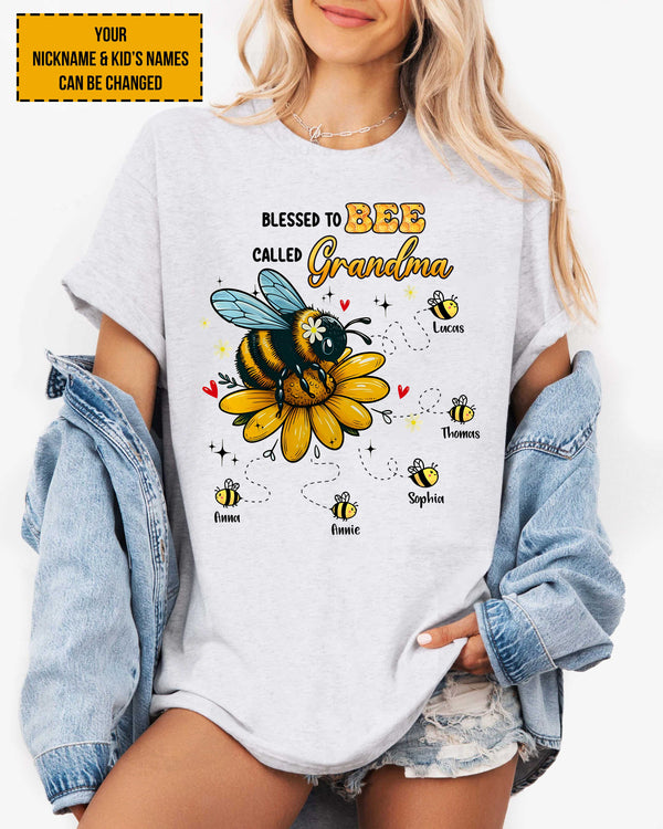 Blessed To Bee Called Grandma T-Shirt Gift For Nana Mimi