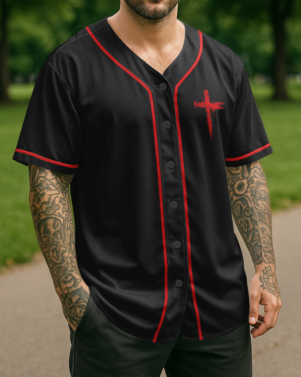 No Weapon Formed Against Me All Over Print Jersey