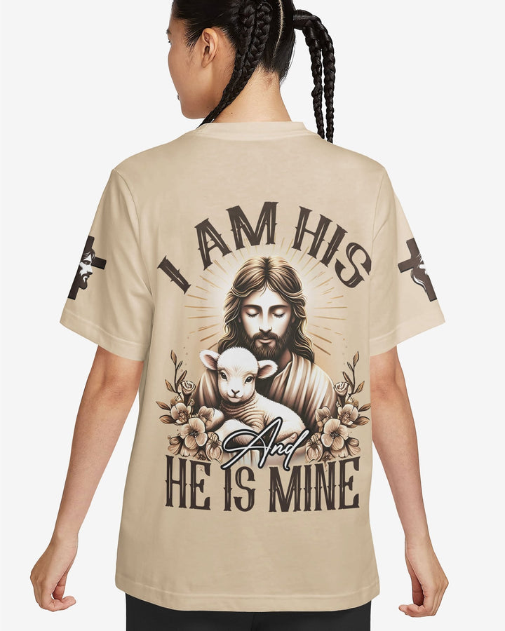 I Am His And He Is Mine All Over Print T-shirt - Christ Color