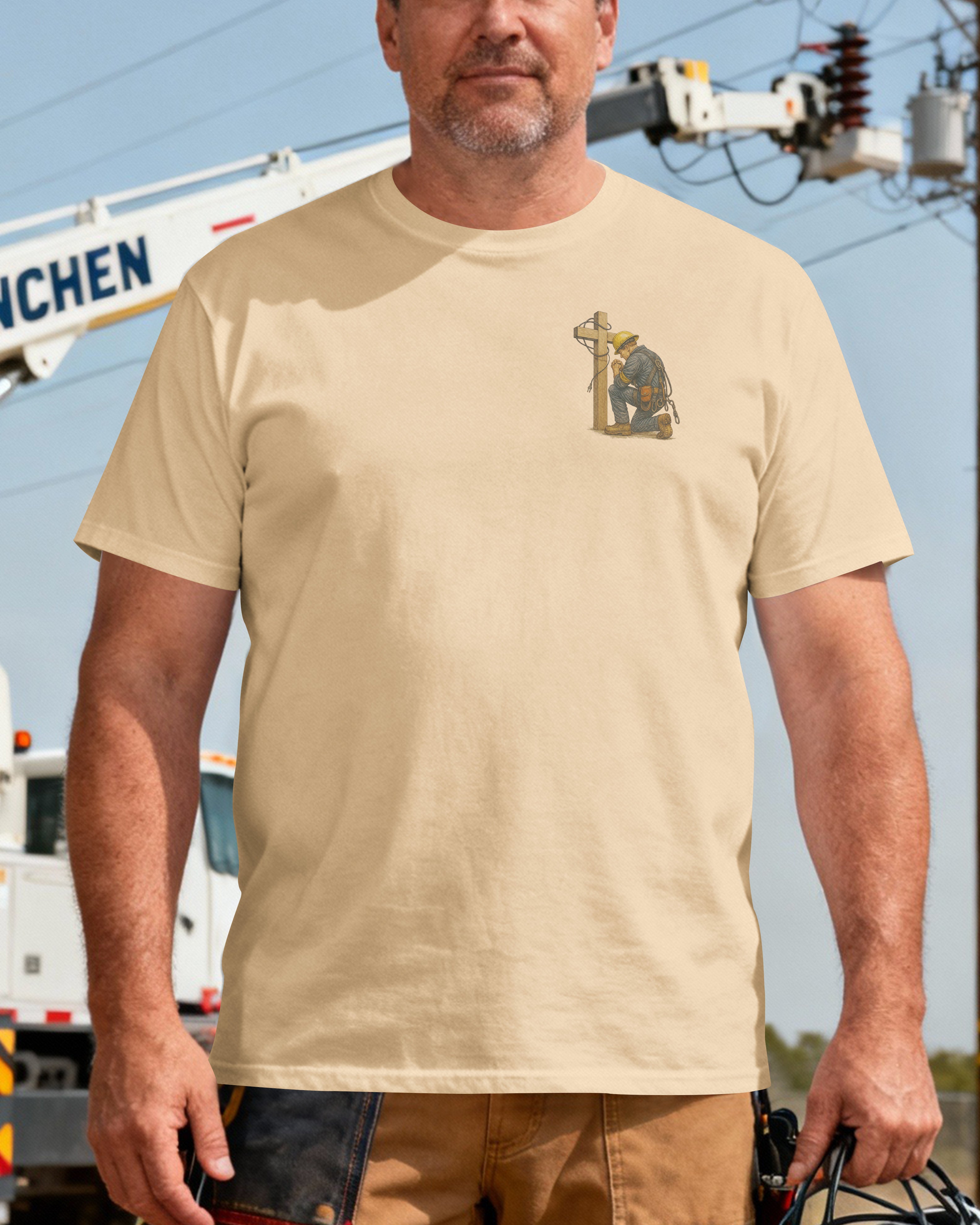 I Kneel For God I Stand For The Line T-Shirt