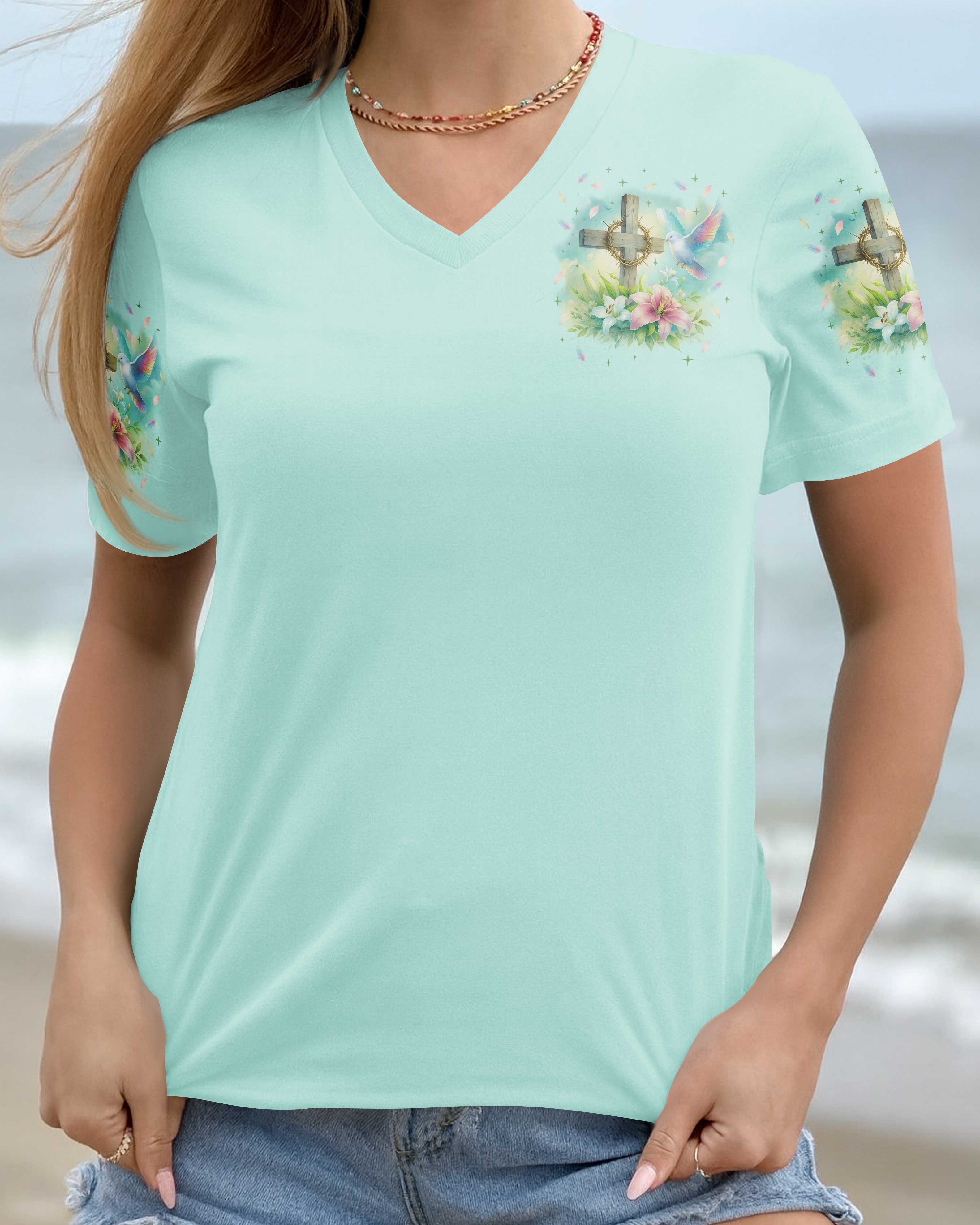At the Cross I found Grace Through The Spirit I found Peace T-Shirt