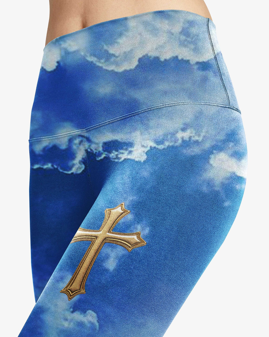 I Am The Way The Truth The Life All Over Print Leggings - Christ Color