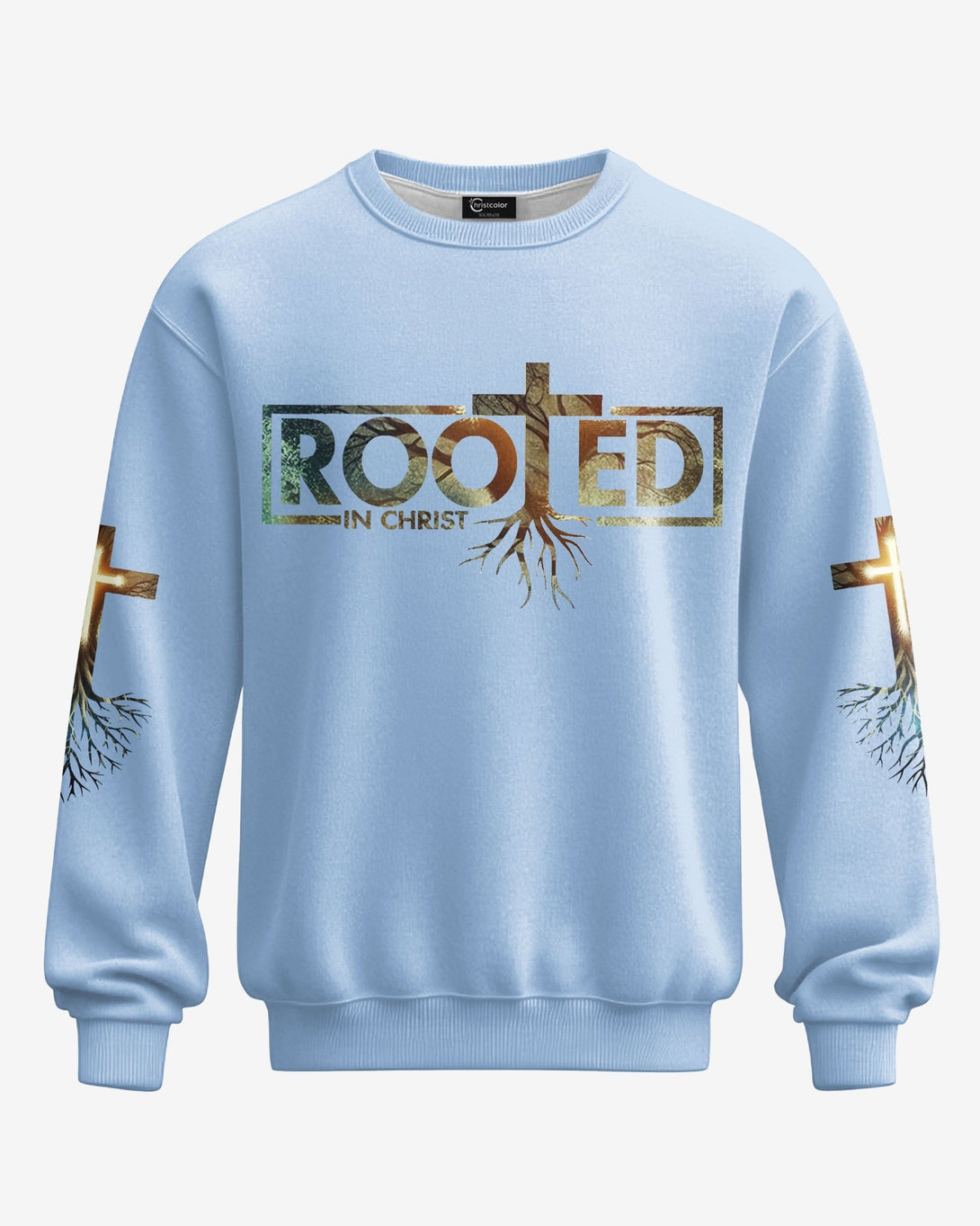 Woman Of Faith Rooted In Christ All Over Print Sweater - Christ Color