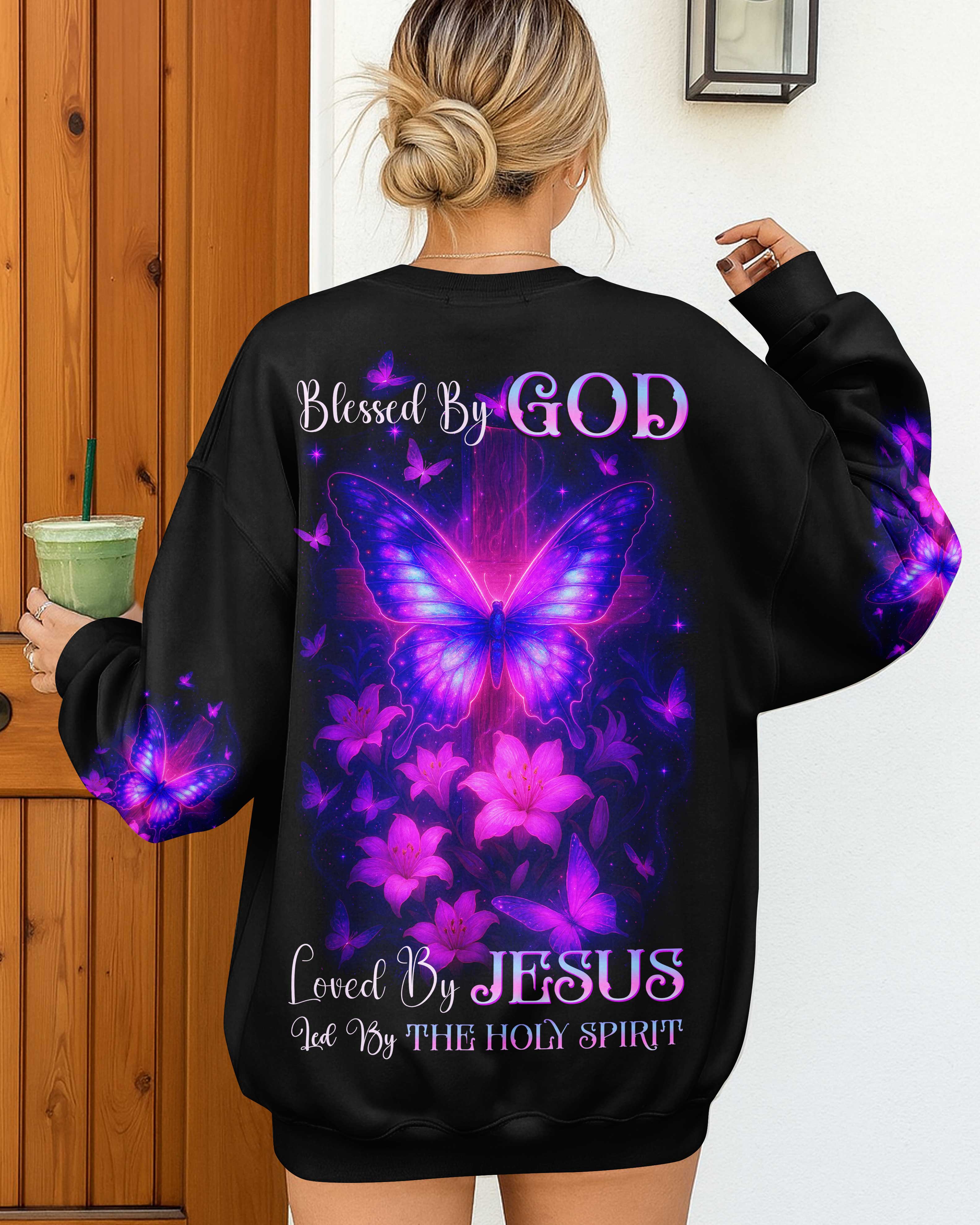 Blessed By God Loved By Jesus Led By The Holy Spirit T-Shirts